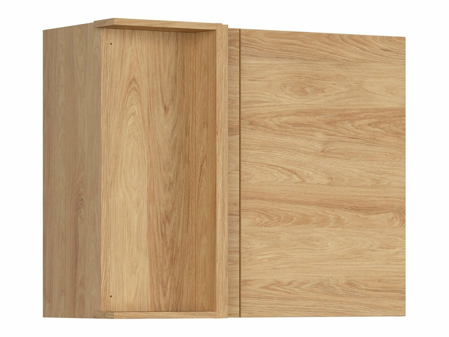 Modularna kotna stenska omarica Amper Oak 157