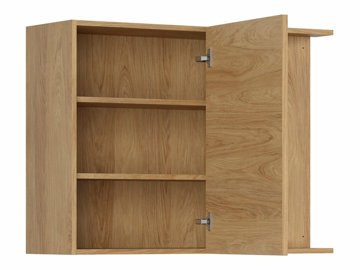 Modularna kotna stenska omarica Amper Oak 157