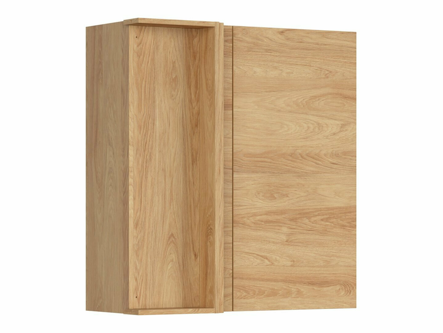 Modularna kotna stenska omarica Amper Oak 158