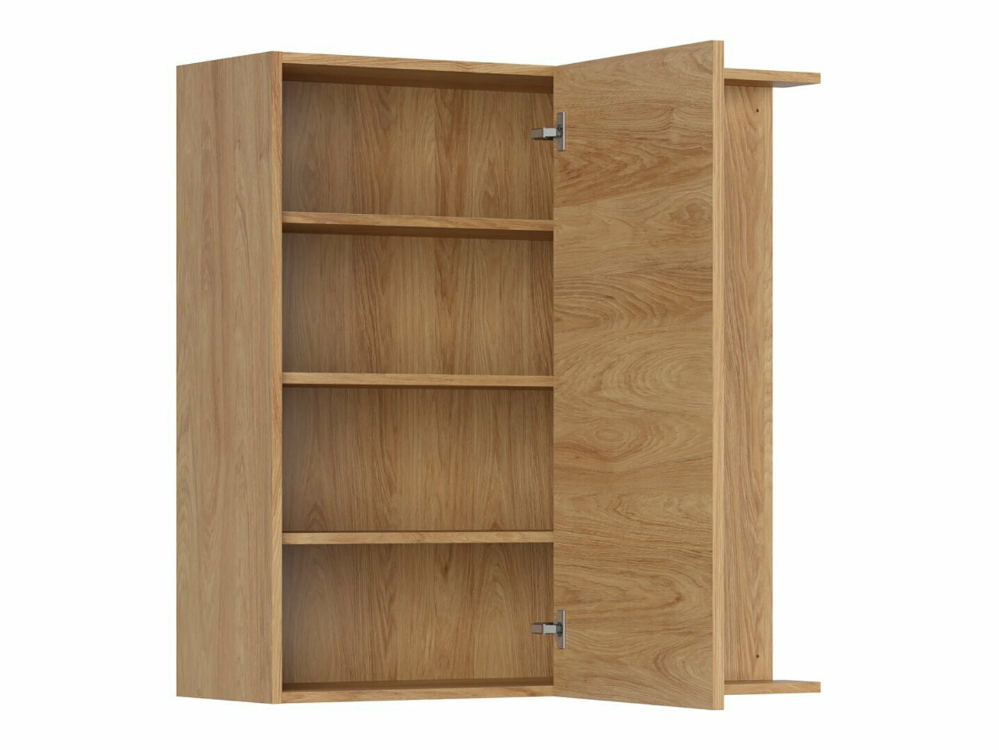 Modularna kotna stenska omarica Amper Oak 158