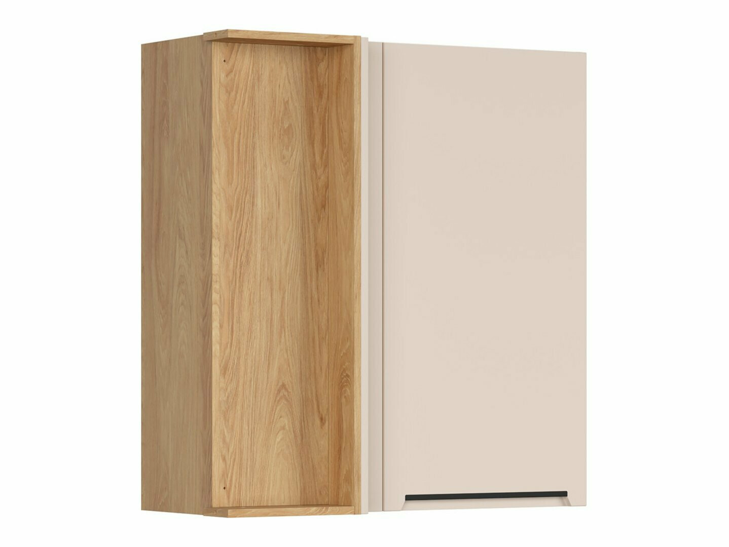 Modularna kotna stenska omarica Riso Beige 159