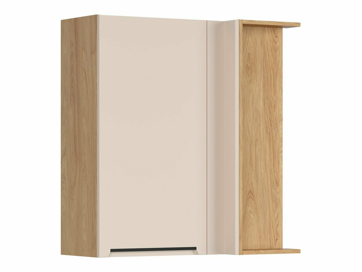 Modularna kotna stenska omarica Riso Beige 159