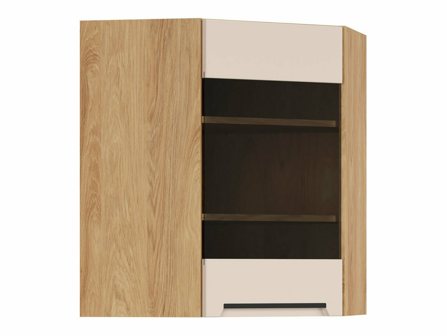 Modularna kotna stenska omarica Riso Beige 161