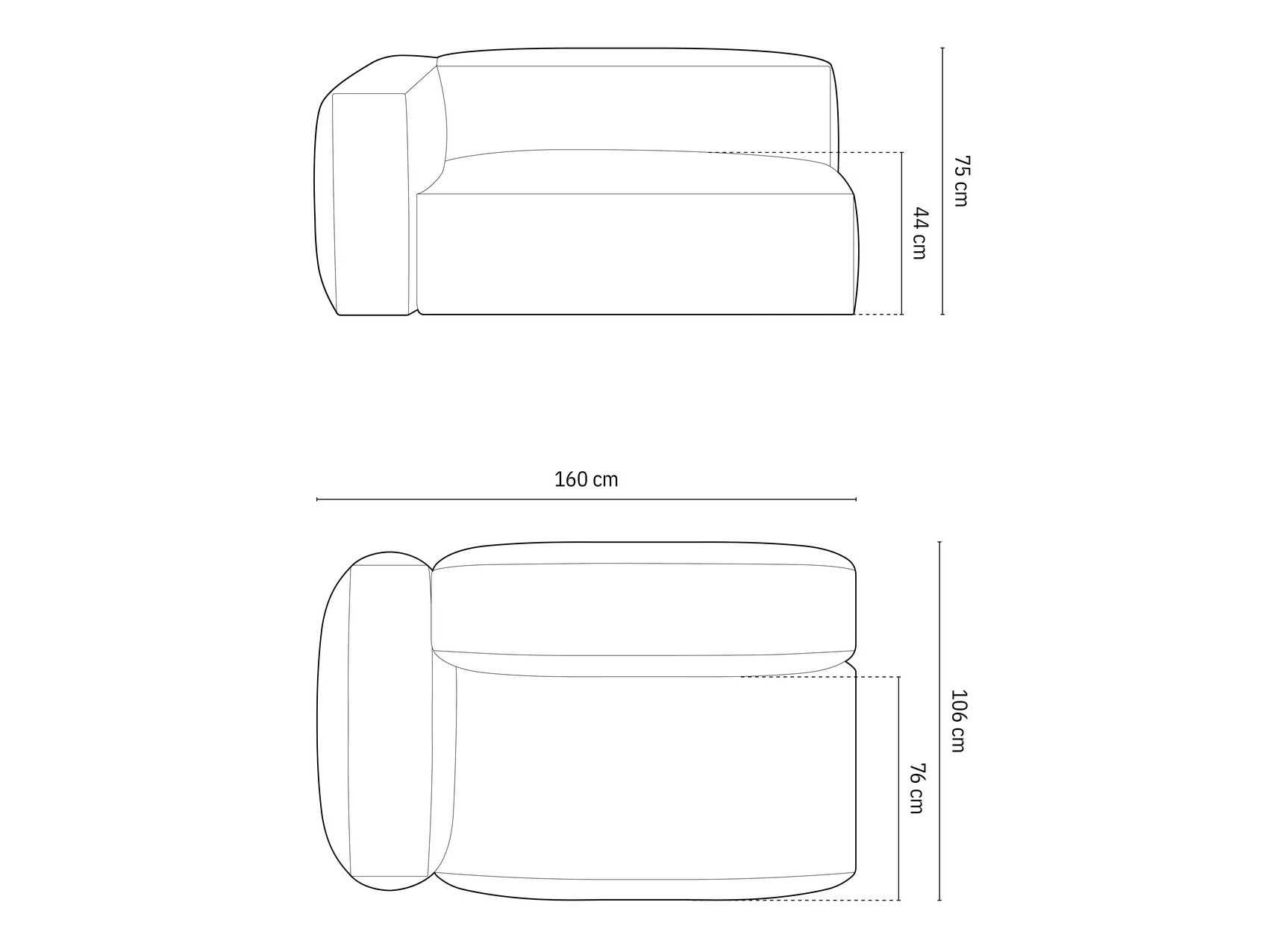 Modularni fotelj Sorcoro 111 (Boston Forest)