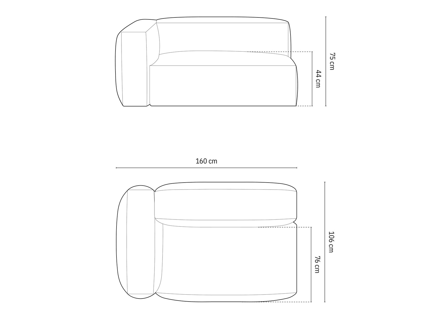 Modularni fotelj Sorcoro 111 (Vogue 15)