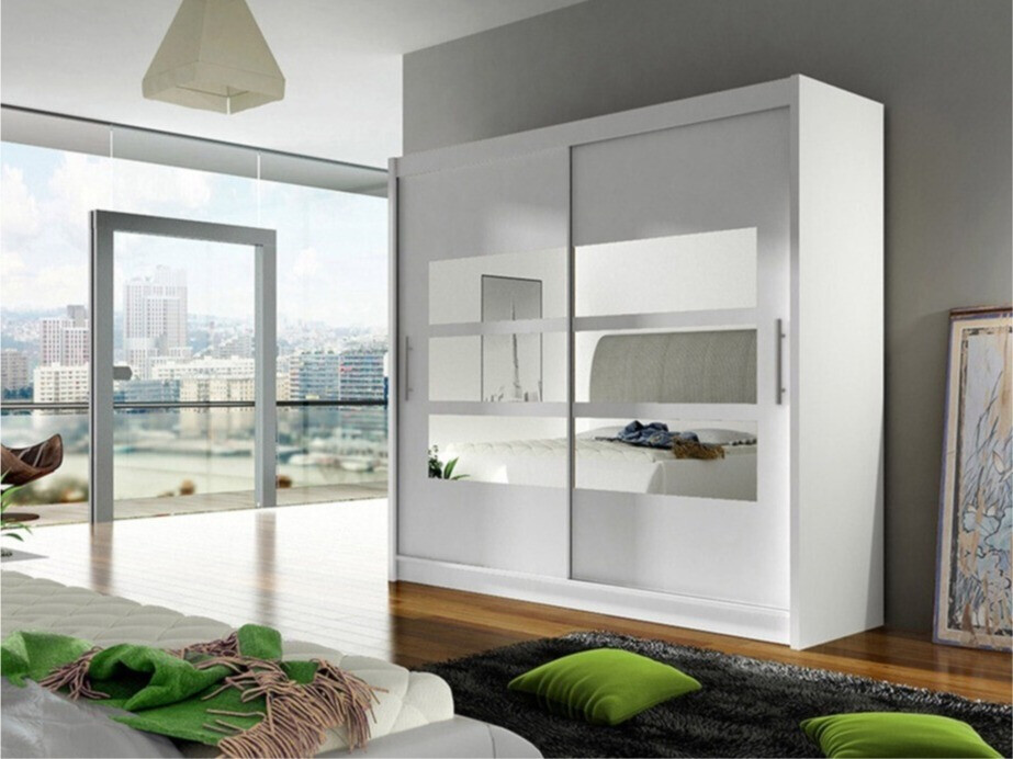 Garderobna omara Closico 101 (Bela)