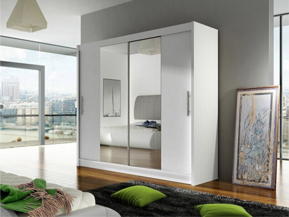 Garderobna omara Closico Pallor II (Bela)