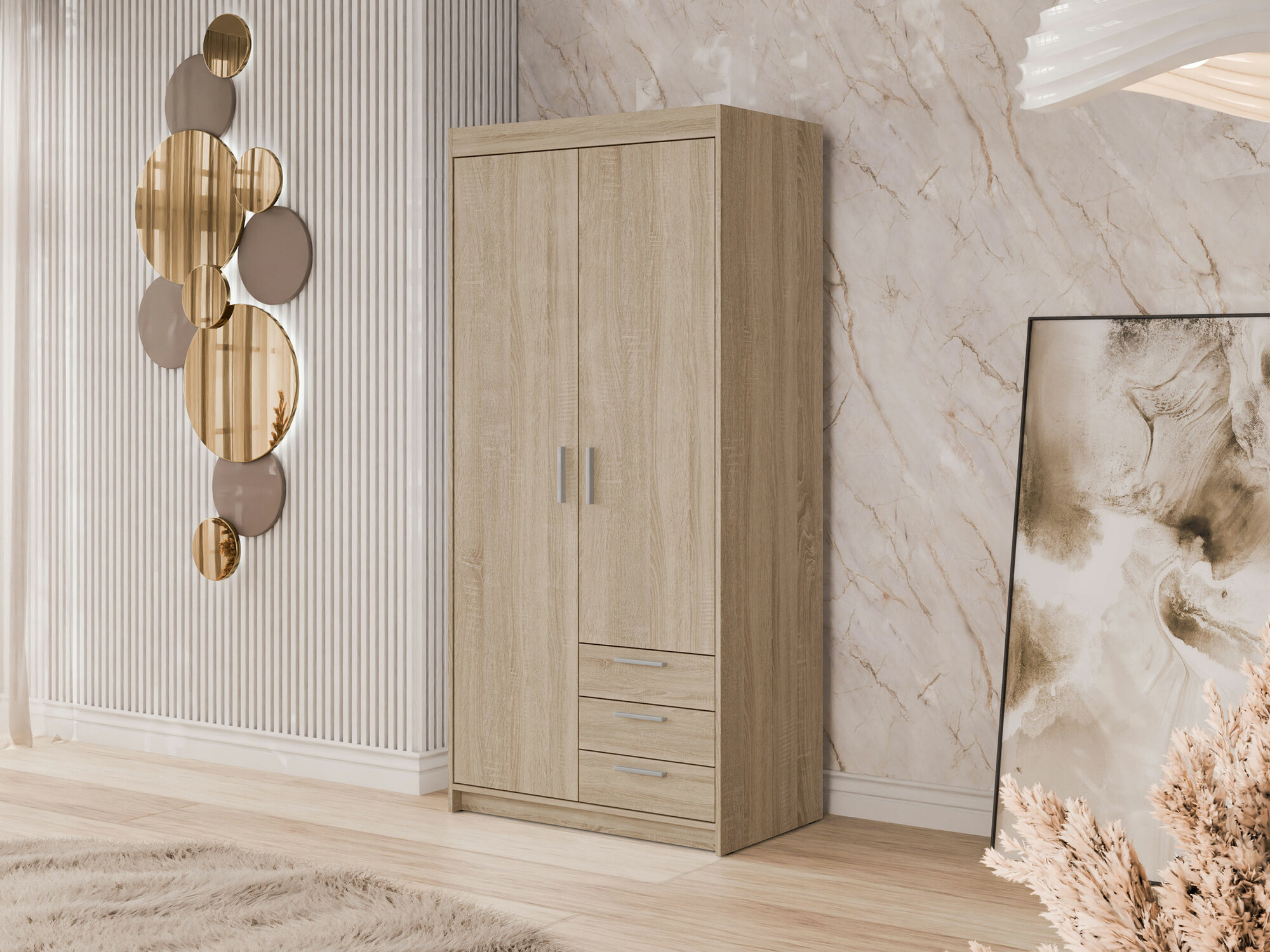 Garderobna omara Novduni 112 (Sonoma hrast)