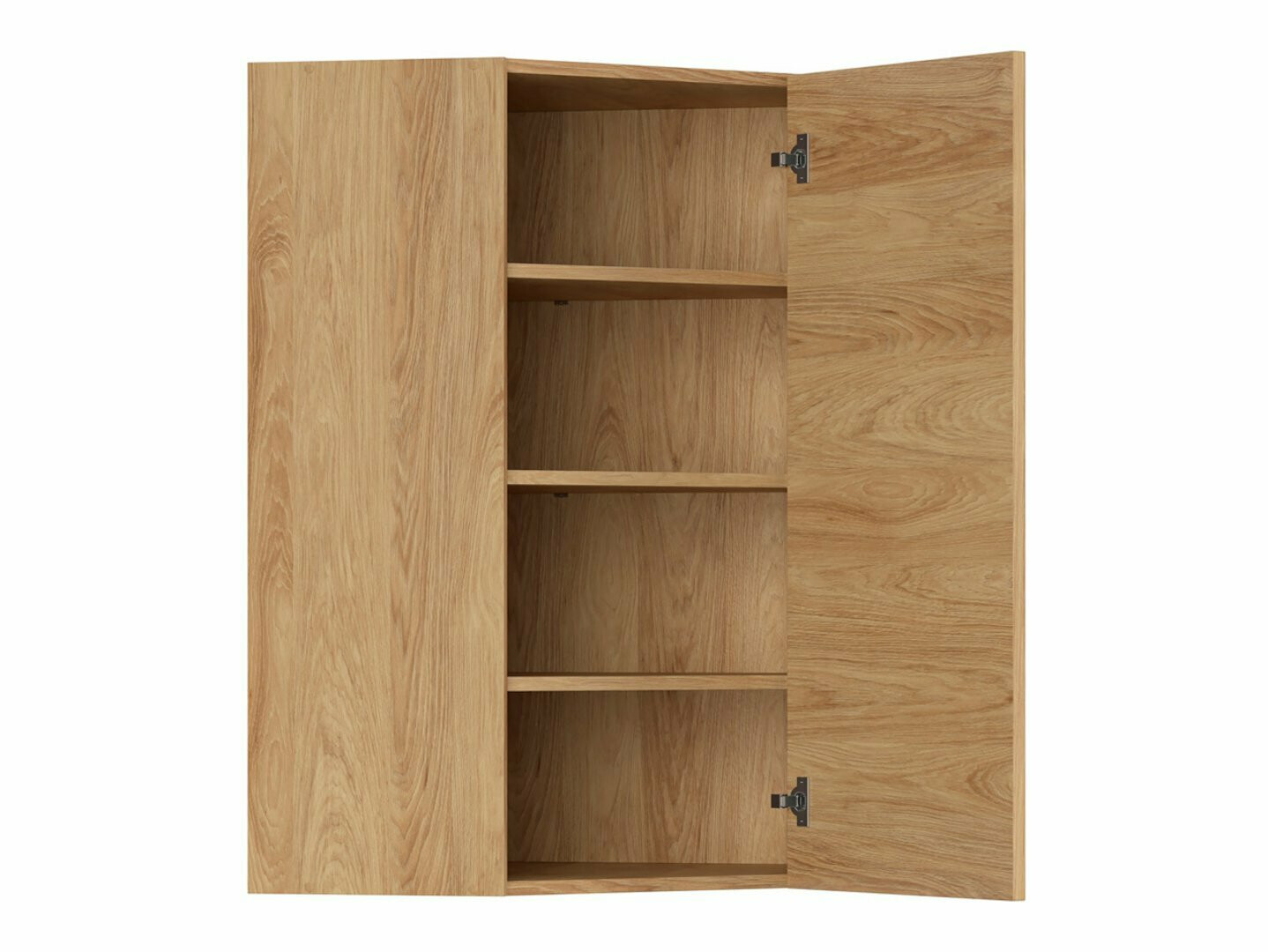 Modularna kotna stenska omarica Amper Oak 160