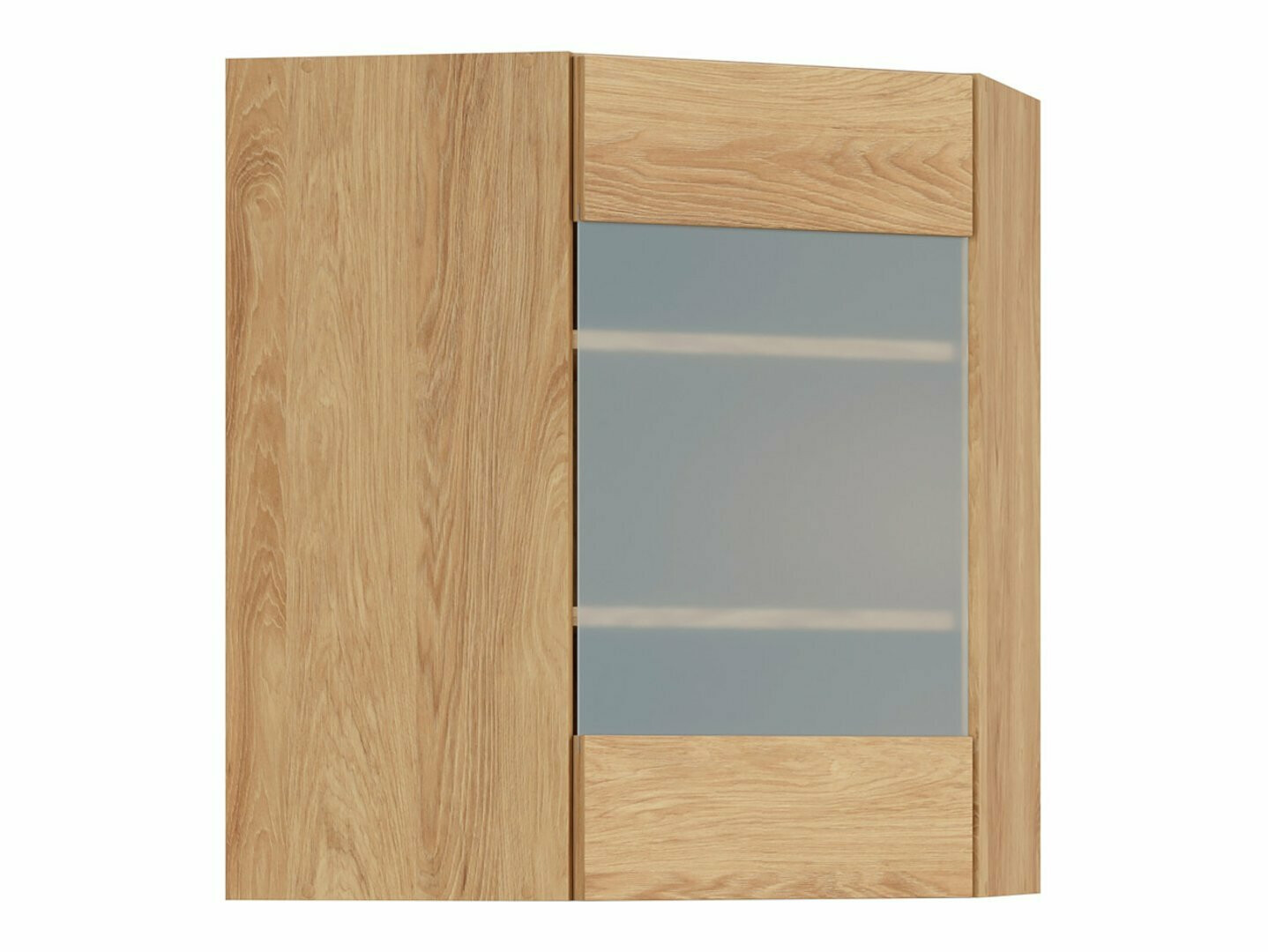 Modularna kotna stenska omarica Soli Cream 177