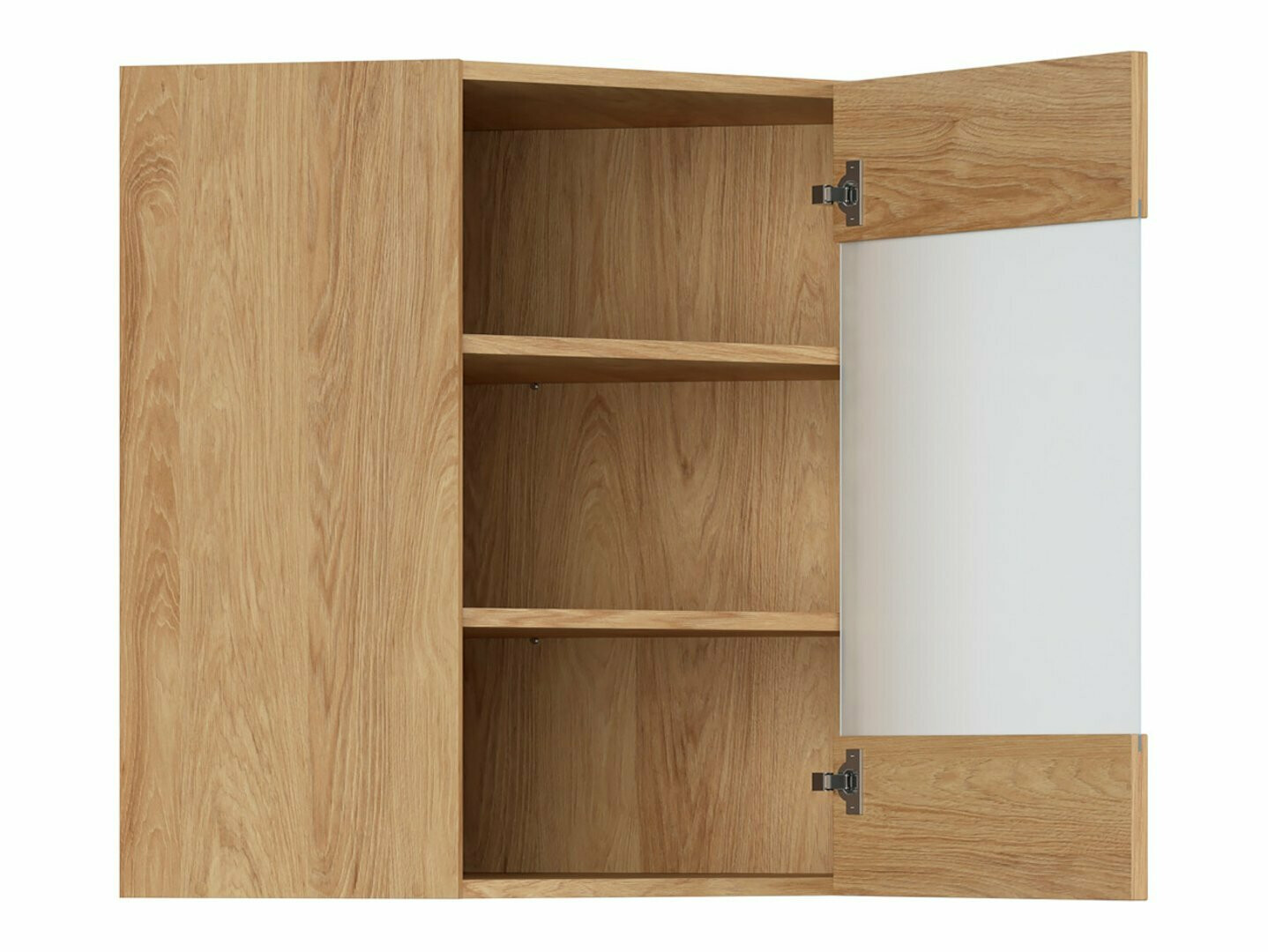 Modularna kotna stenska omarica Soli Cream 177