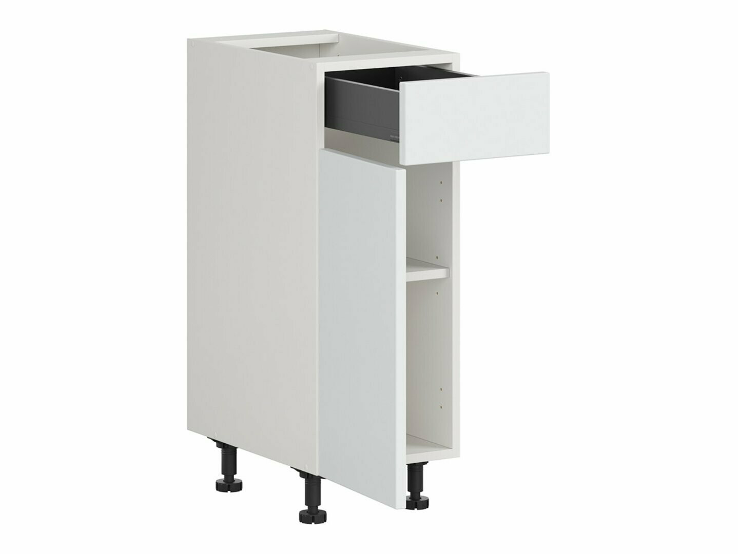 Modularna omarica s predalom in vrati Top White 102