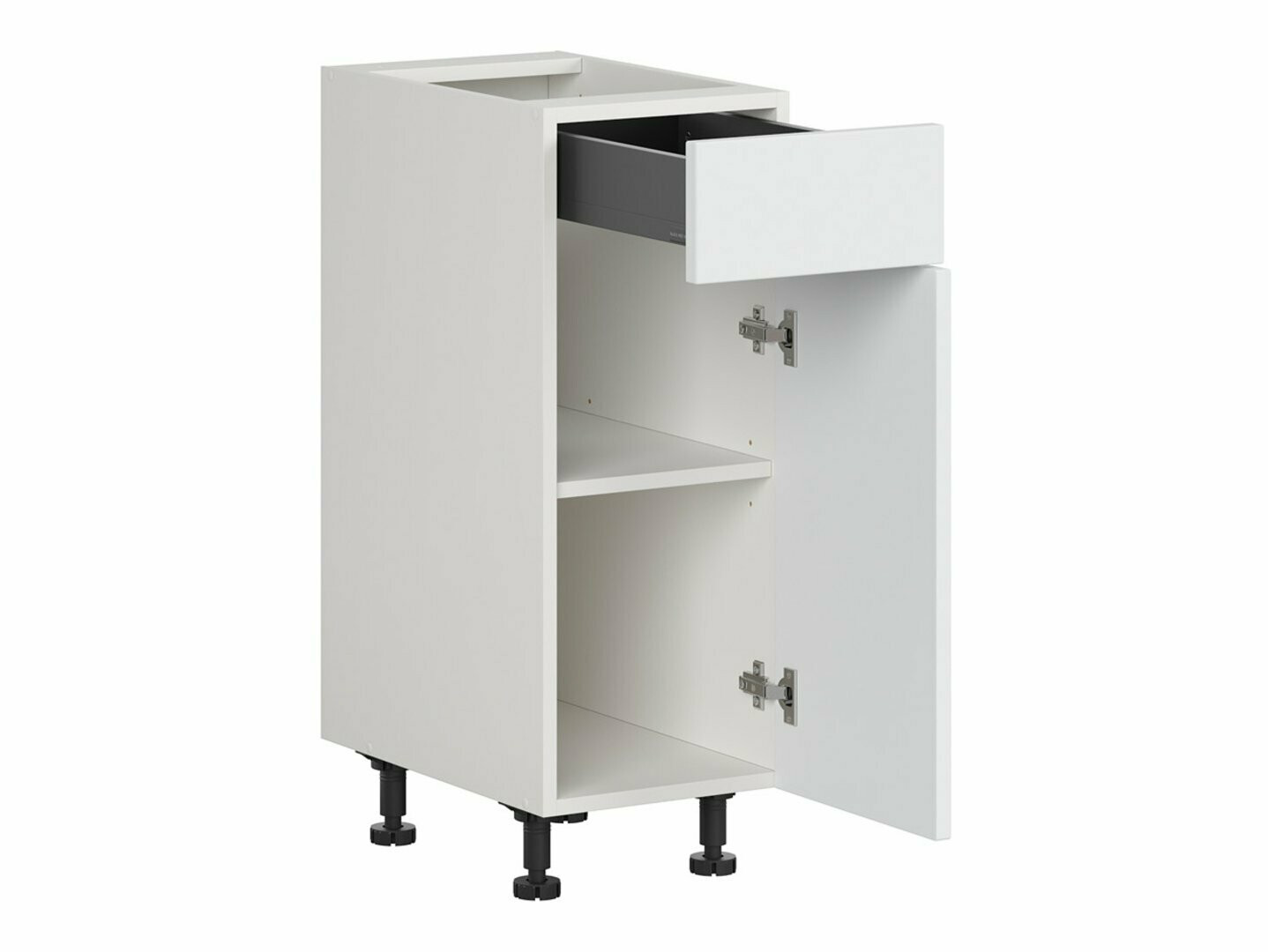 Modularna omarica s predalom in vrati Top White 102
