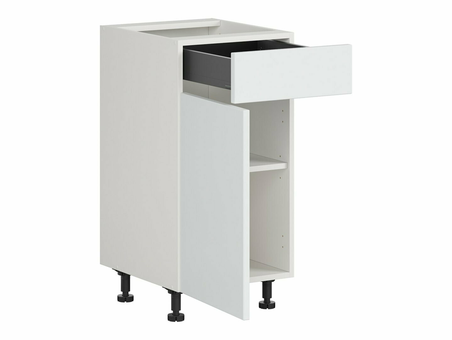 Modularna omarica s predalom in vrati Top White 103