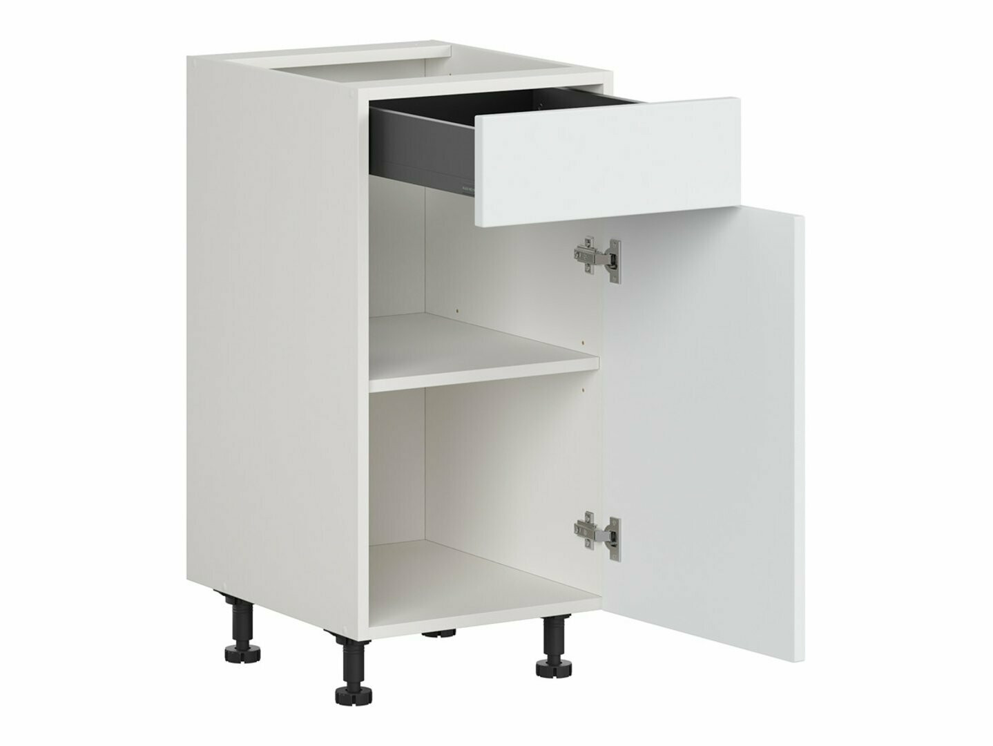 Modularna omarica s predalom in vrati Top White 103