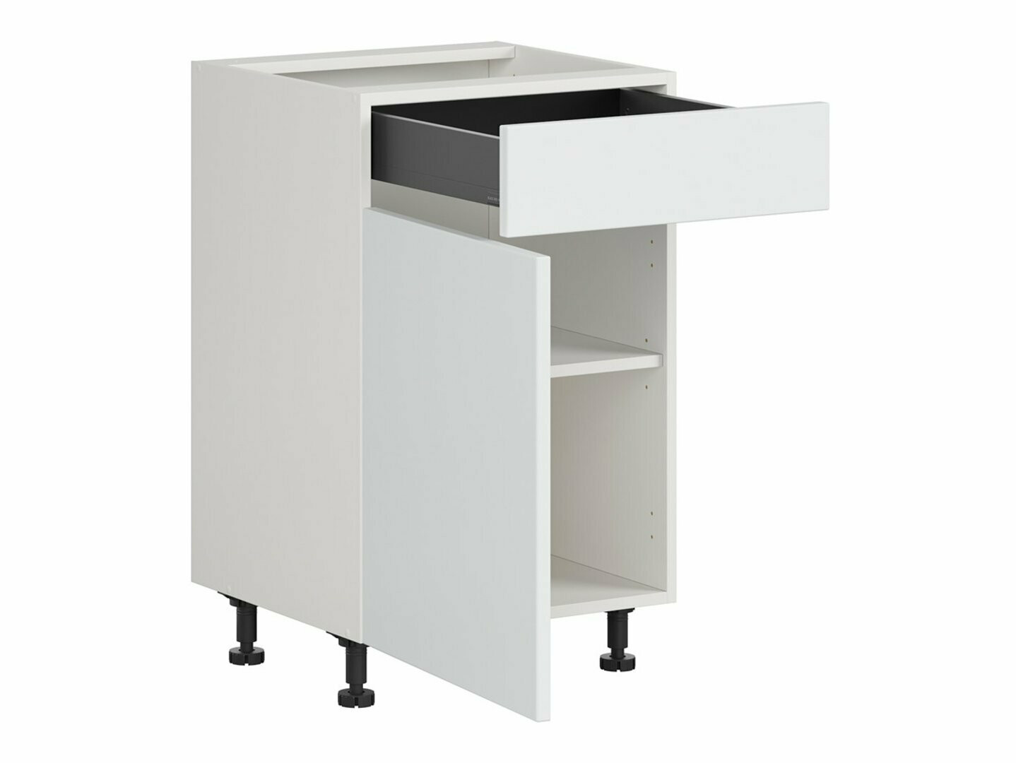 Modularna omarica s predalom in vrati Top White 104