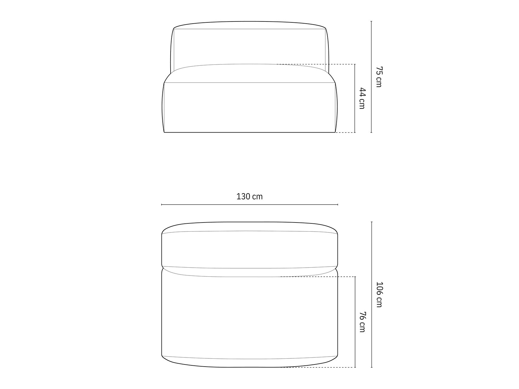 Modularni fotelj Sorcoro 113 (Vogue 12)