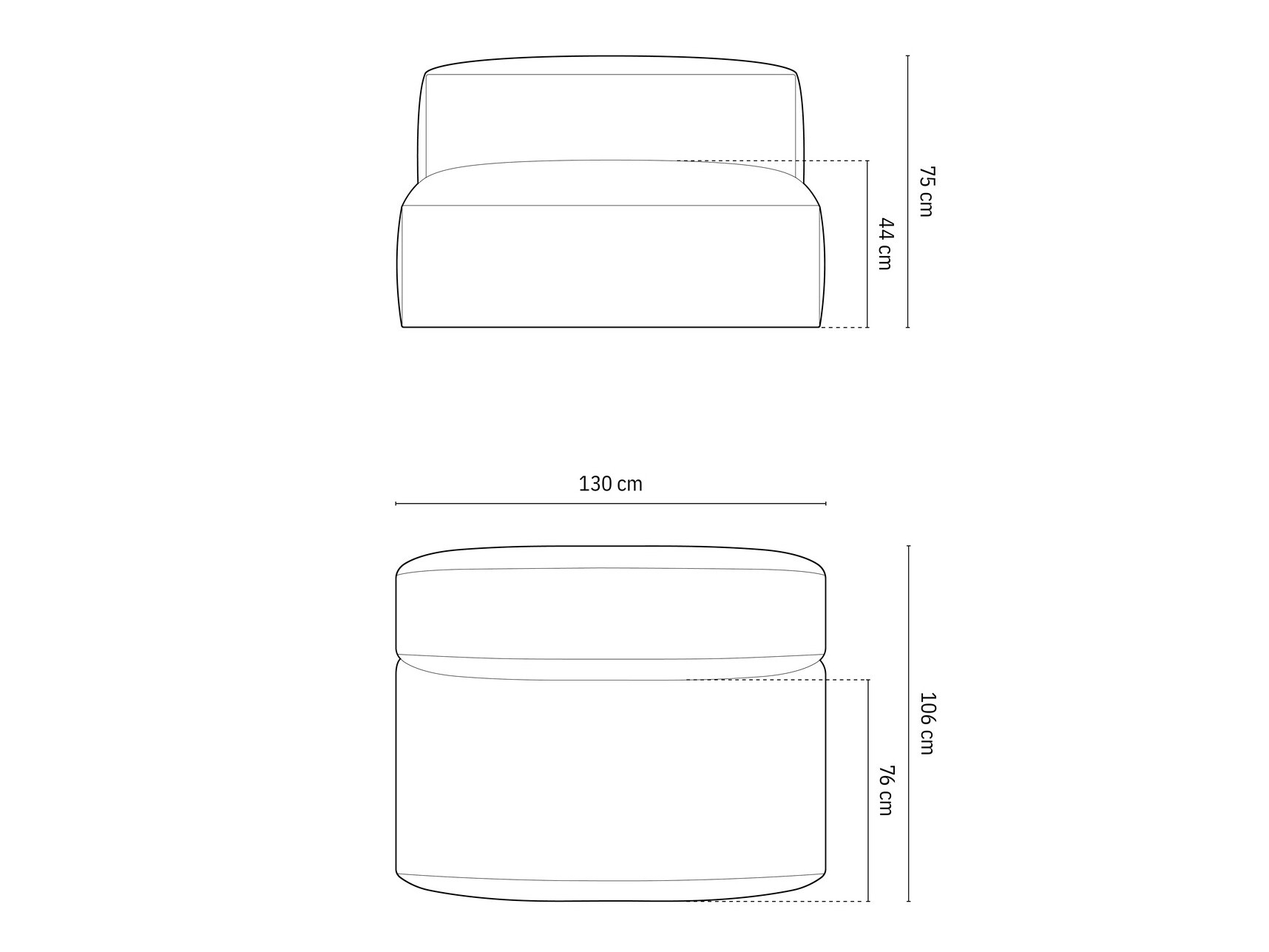 Modularni fotelj Sorcoro 113 (Vogue 13)