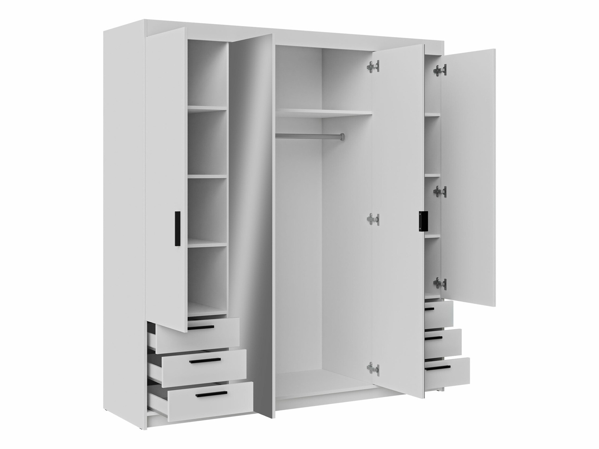 Garderobna omara Novduni 115 (Bela)