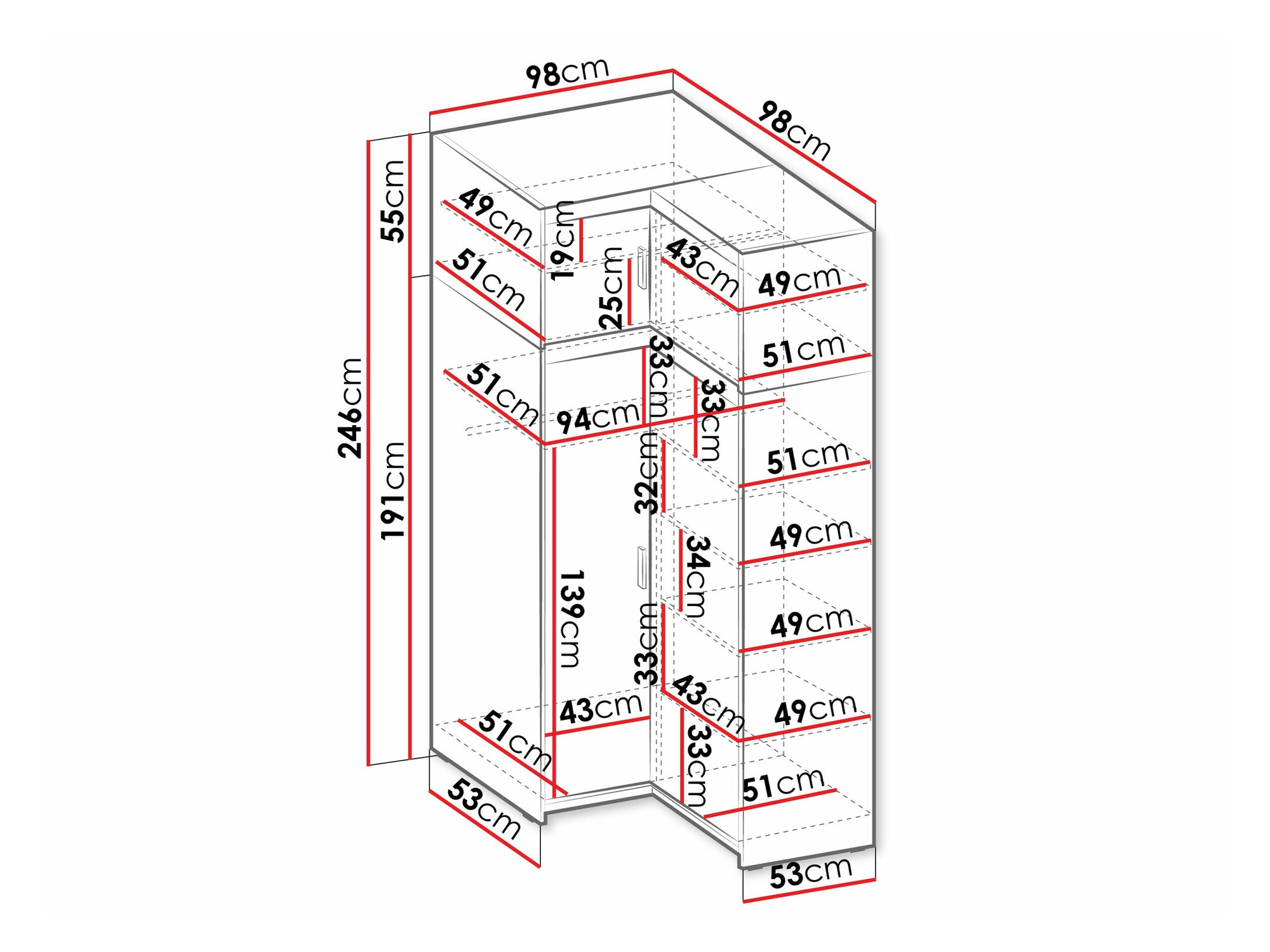 Kotna omara Novduni 121 (Bela)