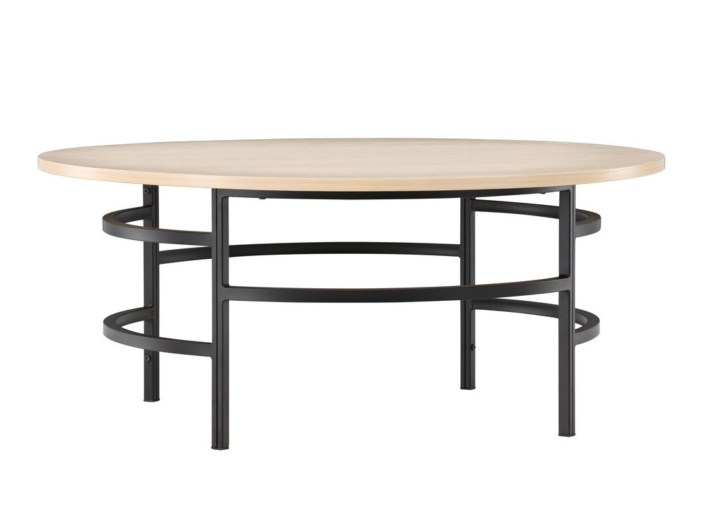 Klubska mizica Dallas 4696 (Črna + Svetlo rjava)