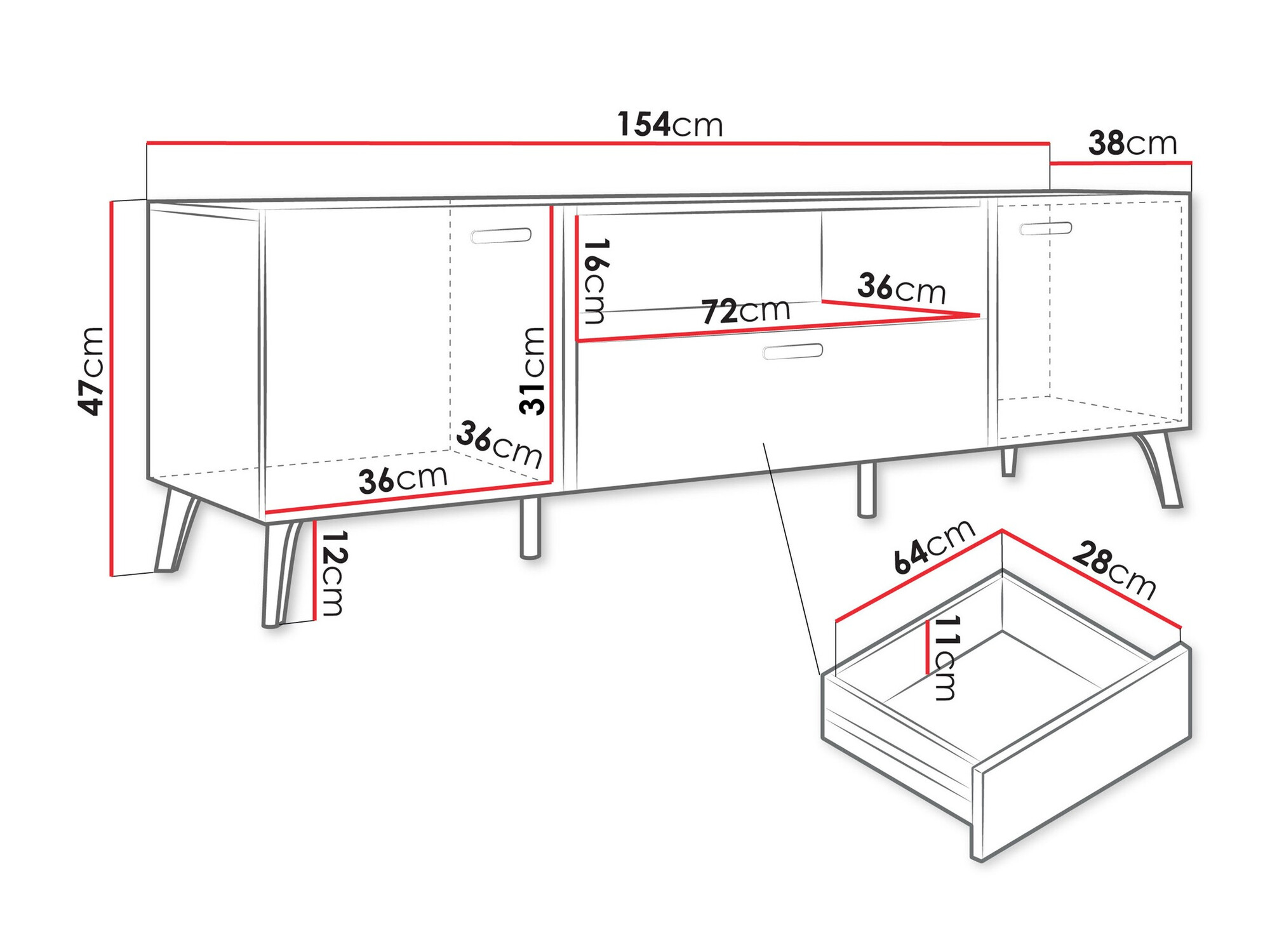 TV-omarica Comfivo Teslomo 113 (Kašmir + Sijaj kašmir)