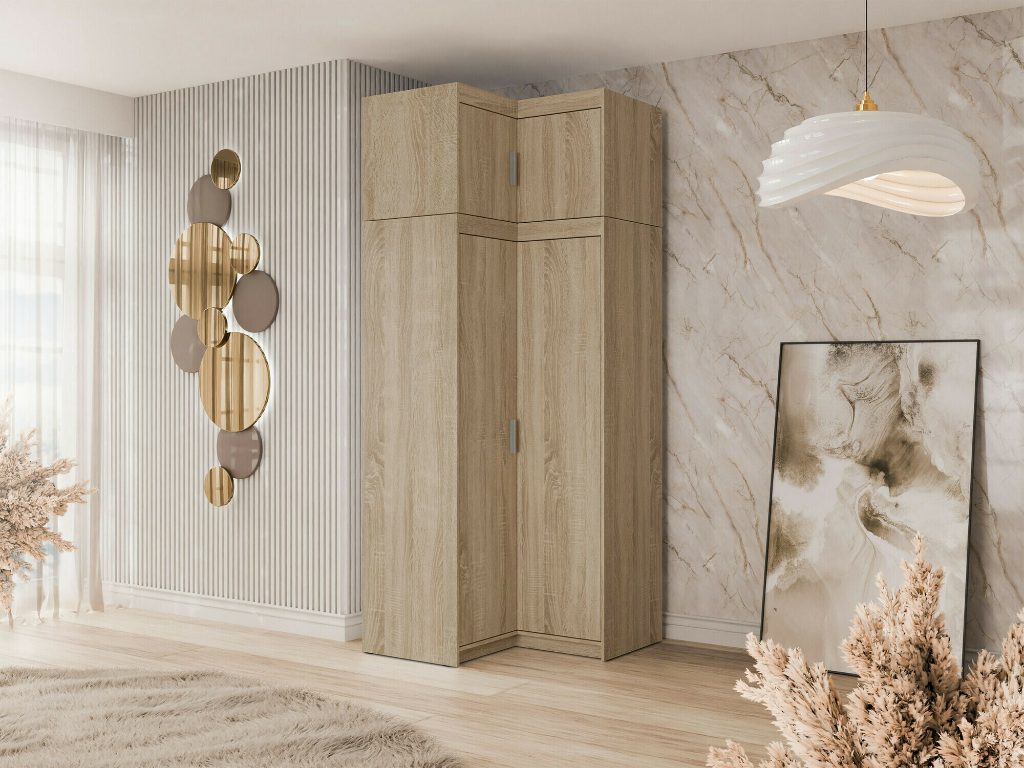 Kotna omarica Novduni 118 (Sonoma hrast)