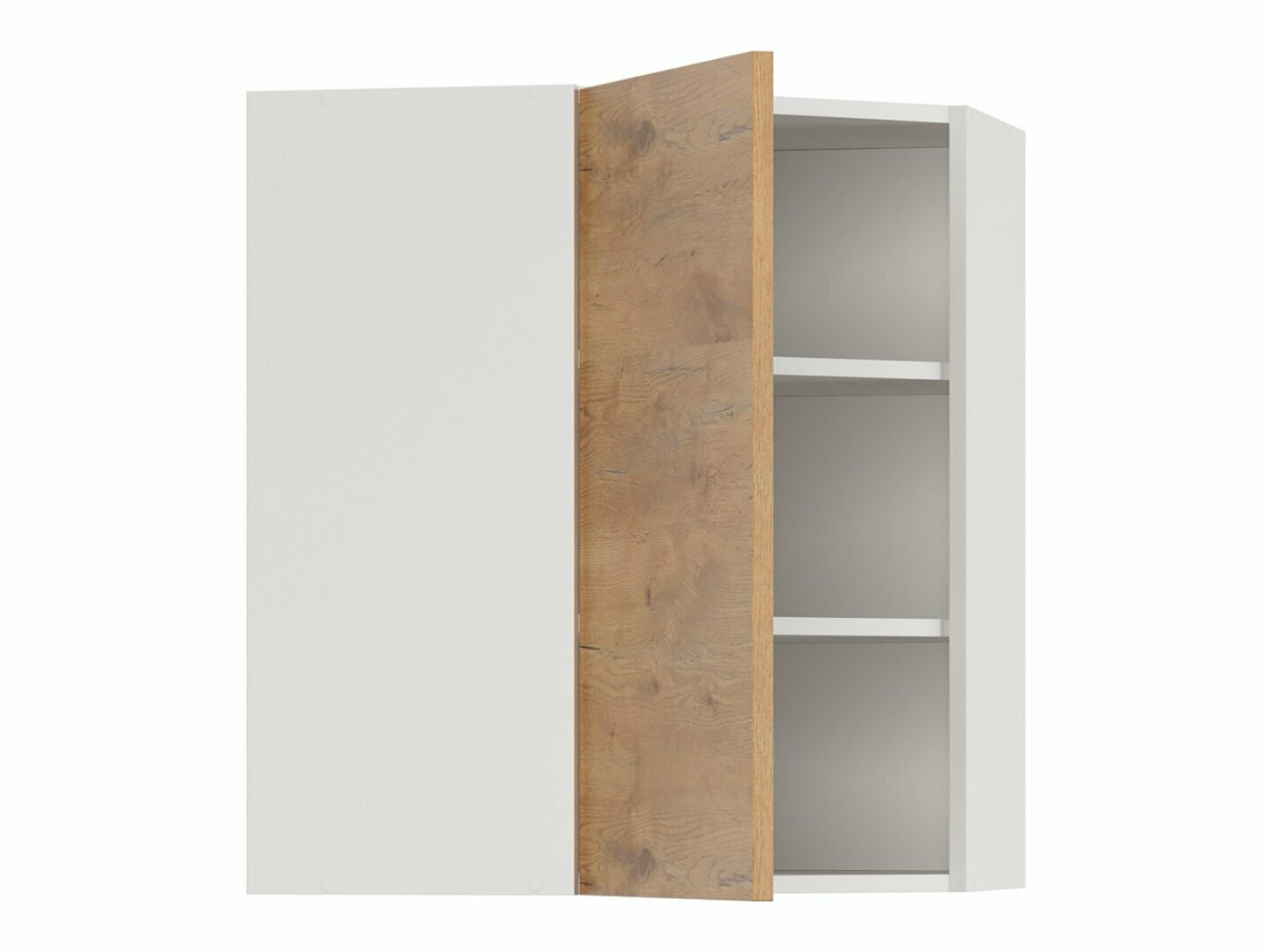 Modularna kotna stenska omarica Amper Lancelot 160