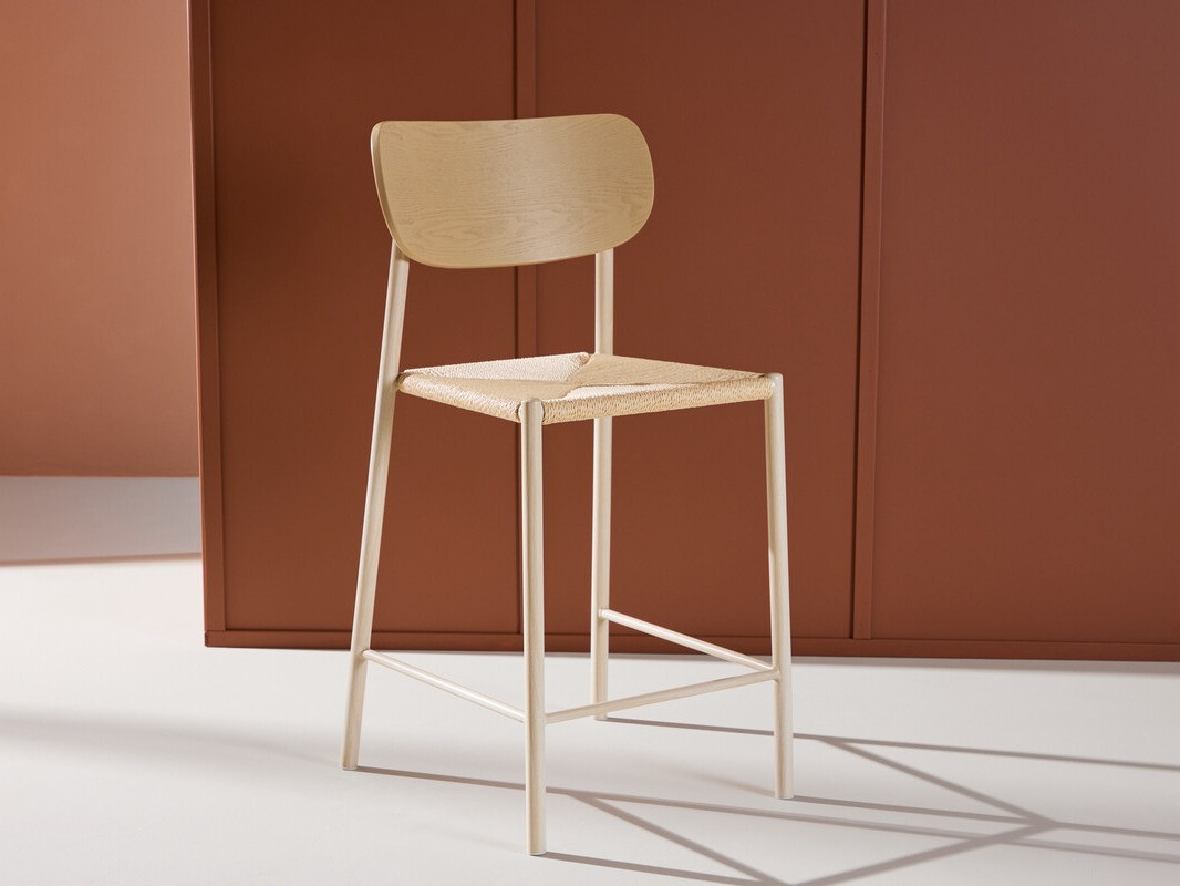 Srednje visok barski stol Dallas 4705 (Svetlo rjava)