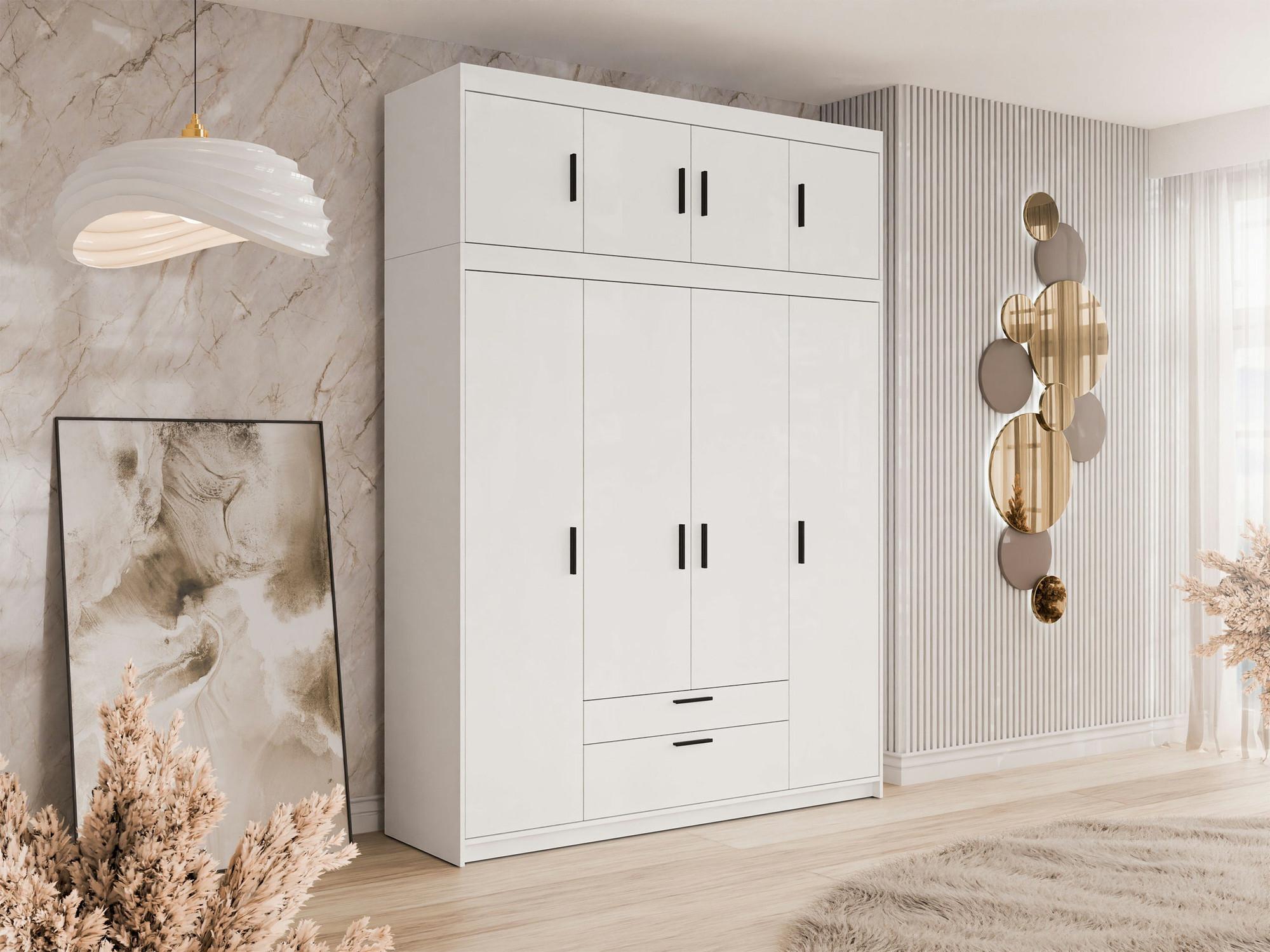 Garderobna omara Novduni 106 (Bela)