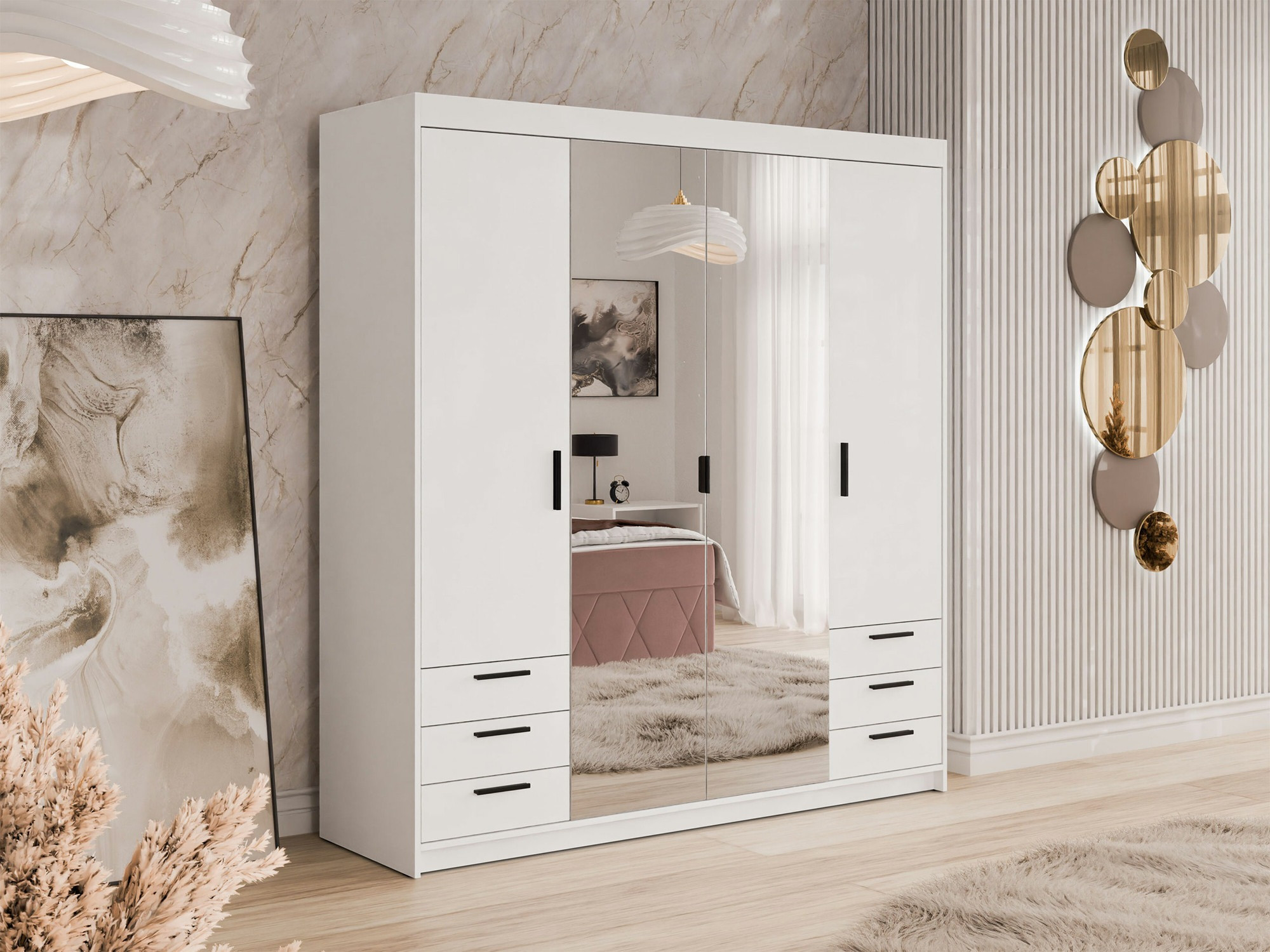 Garderobna omara Novduni 115 (Bela)