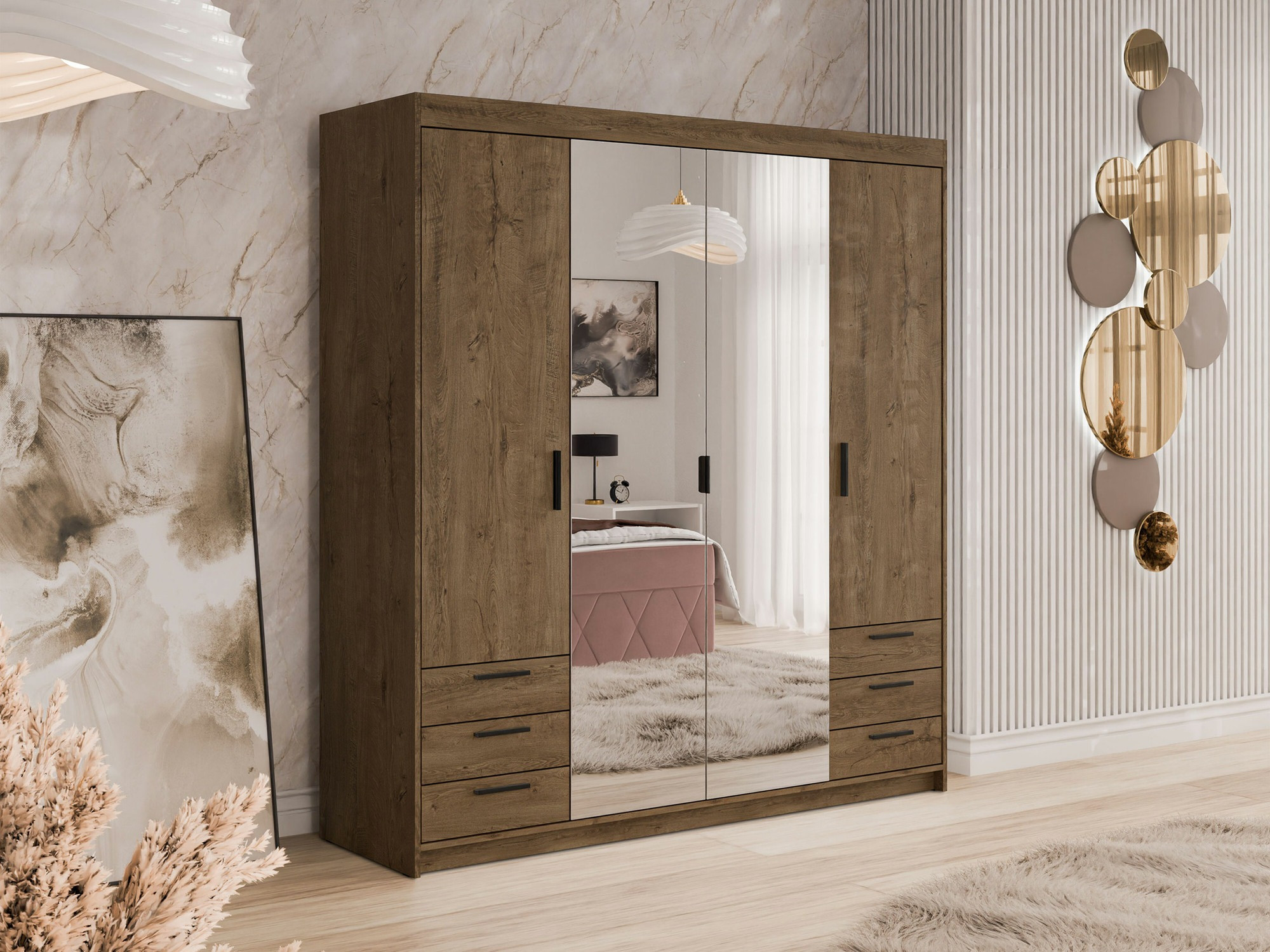 Garderobna omara Novduni 115 (Hrast lefkas)