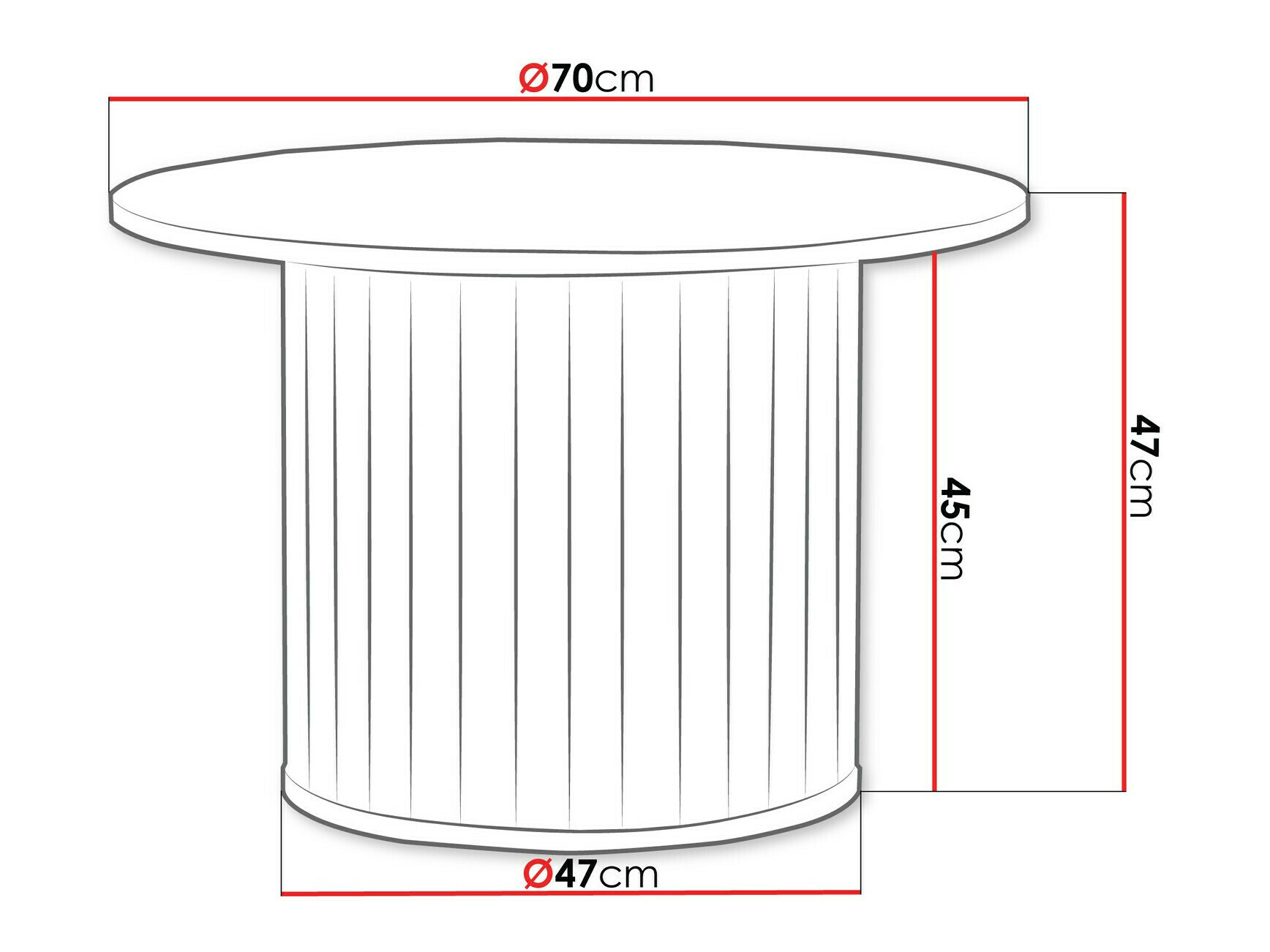 Klubska mizica Novmono 118