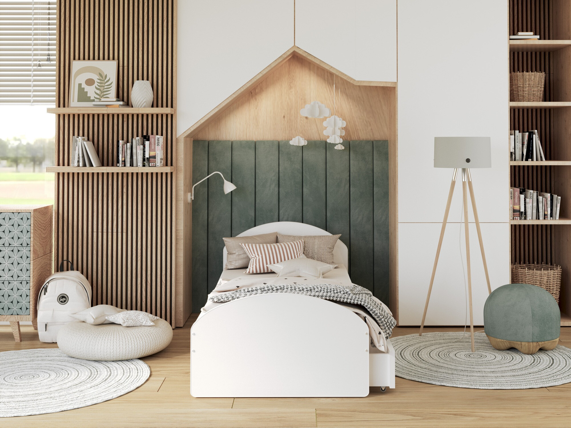 Postelja Aurora 177 (Bela)