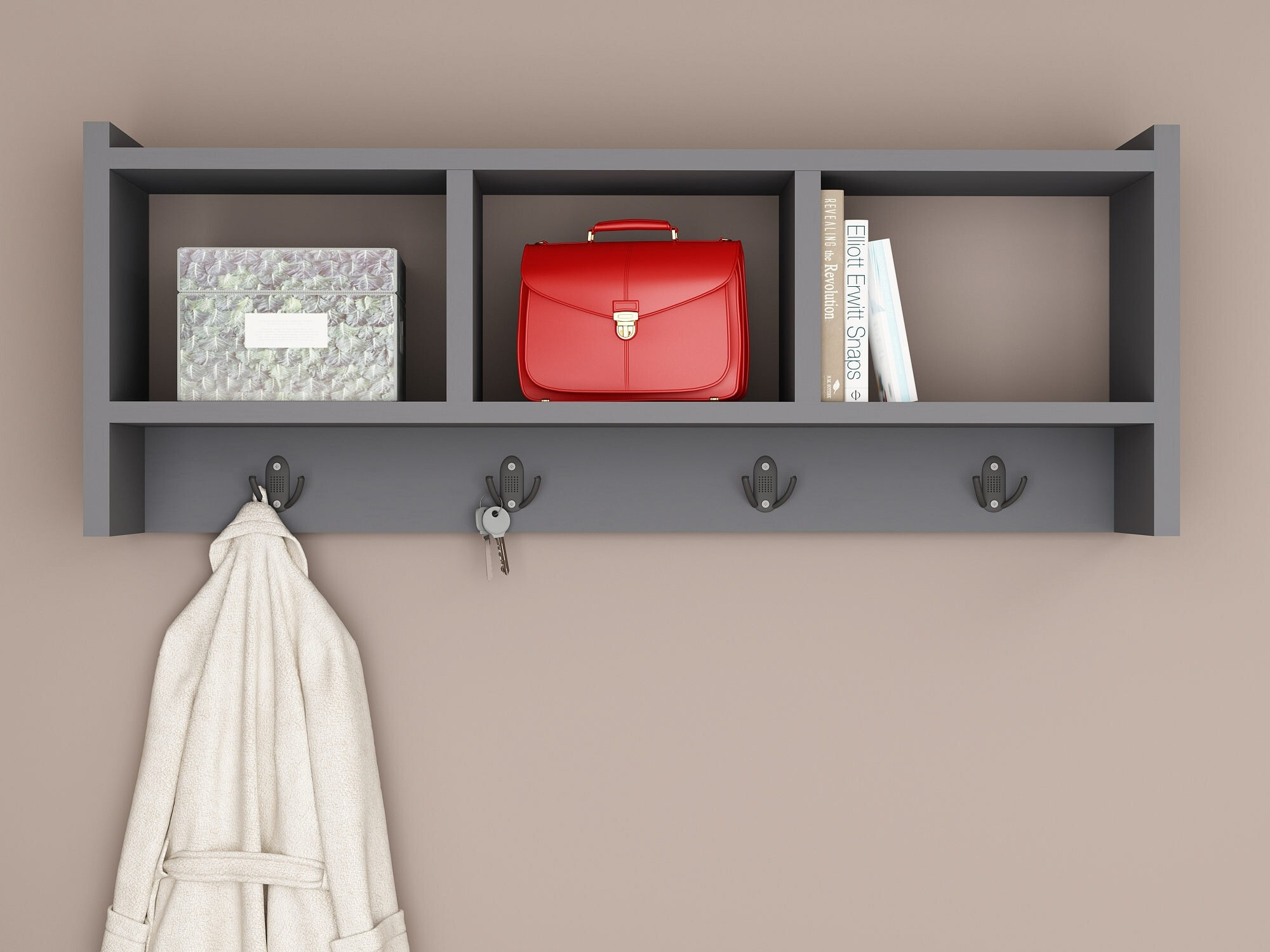 Obešalnik Asheboro 163 (Antracit)