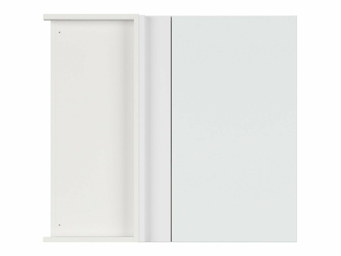 Modularna kotna stenska omarica Top White 155