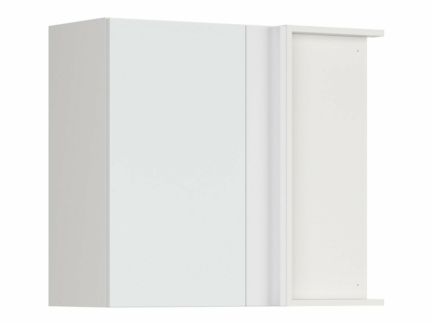 Modularna kotna stenska omarica Top White 155