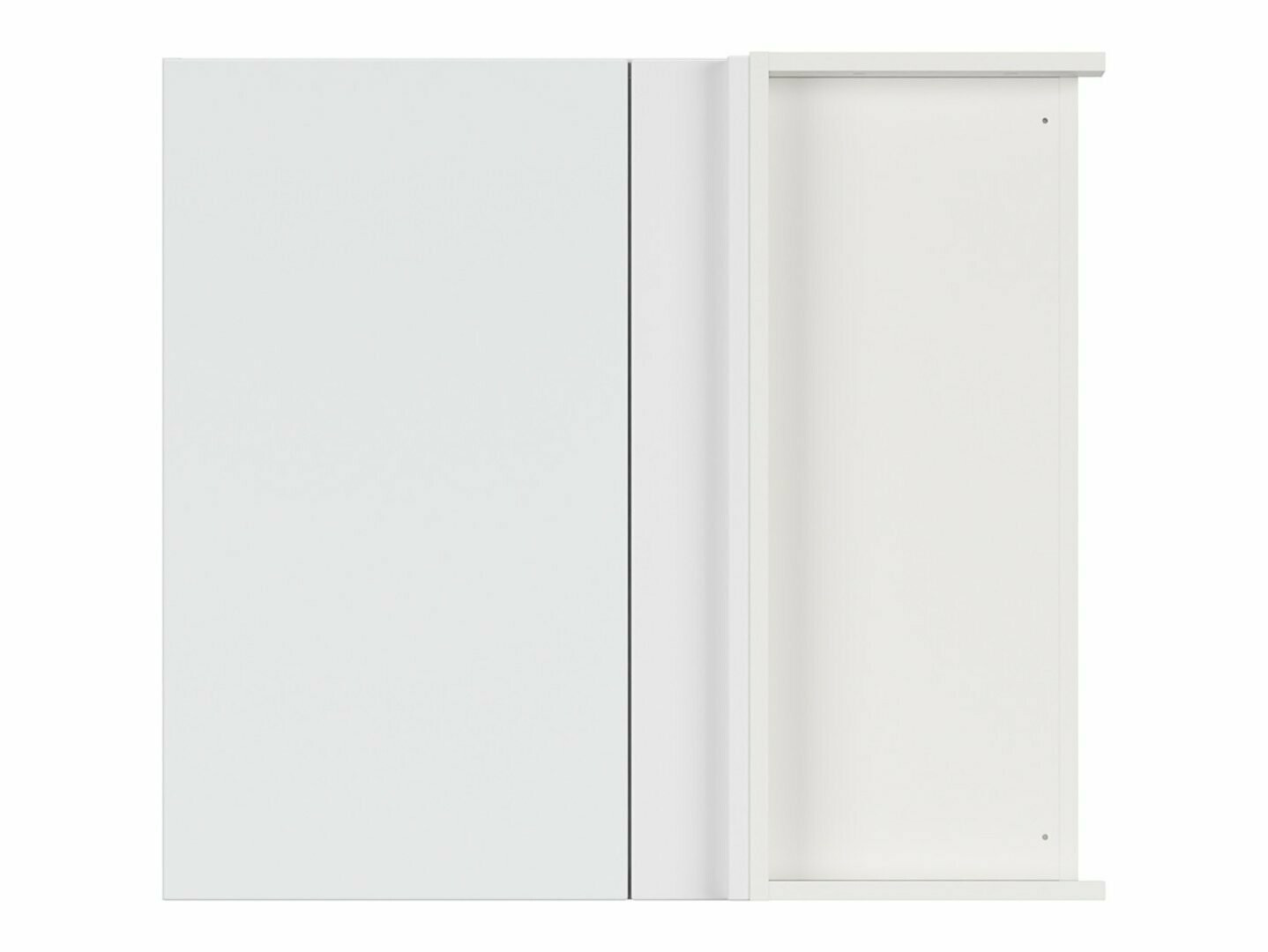 Modularna kotna stenska omarica Top White 155