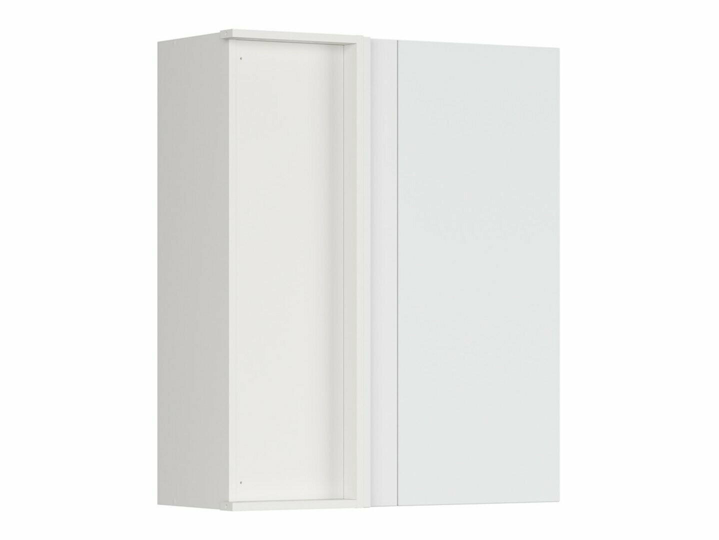 Modularna kotna stenska omarica Top White 156