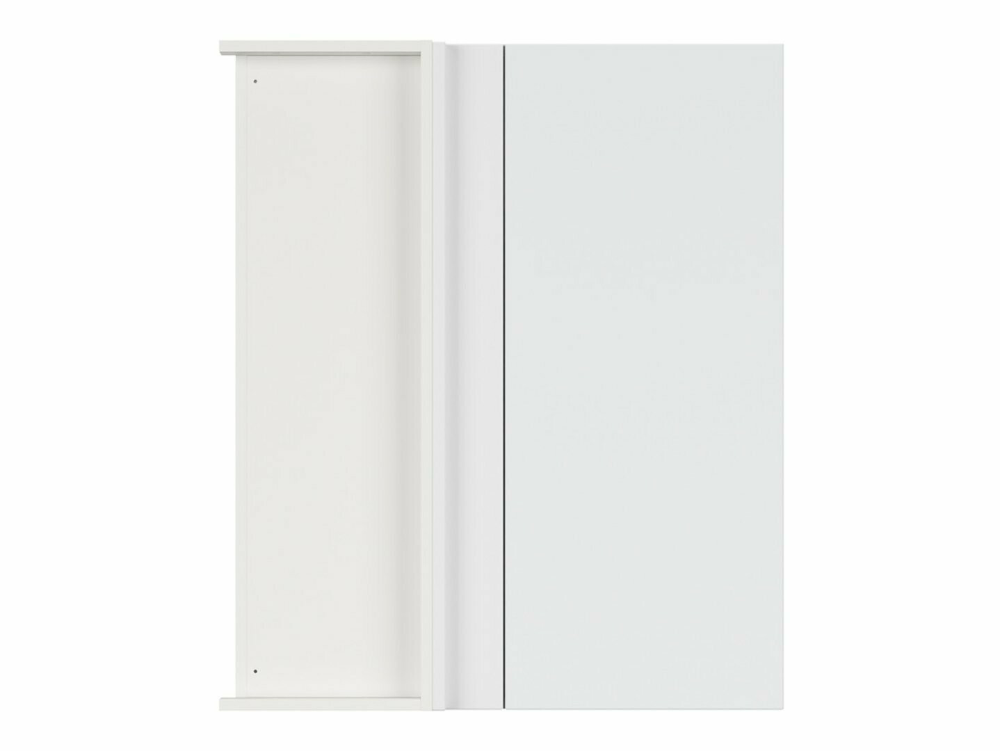 Modularna kotna stenska omarica Top White 156