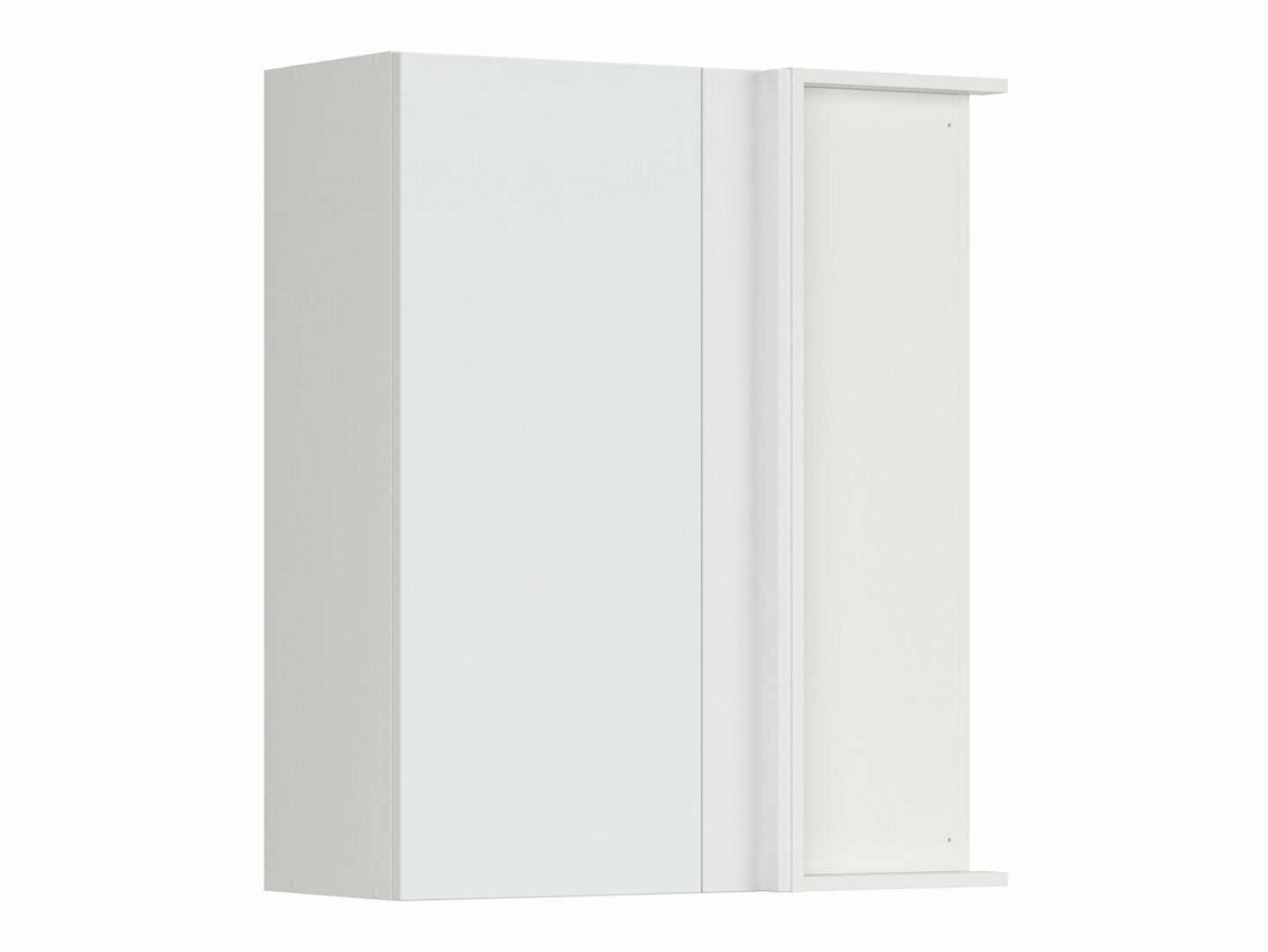 Modularna kotna stenska omarica Top White 156