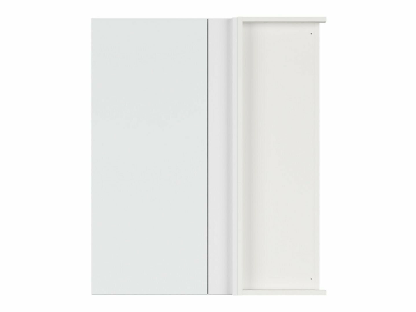 Modularna kotna stenska omarica Top White 156