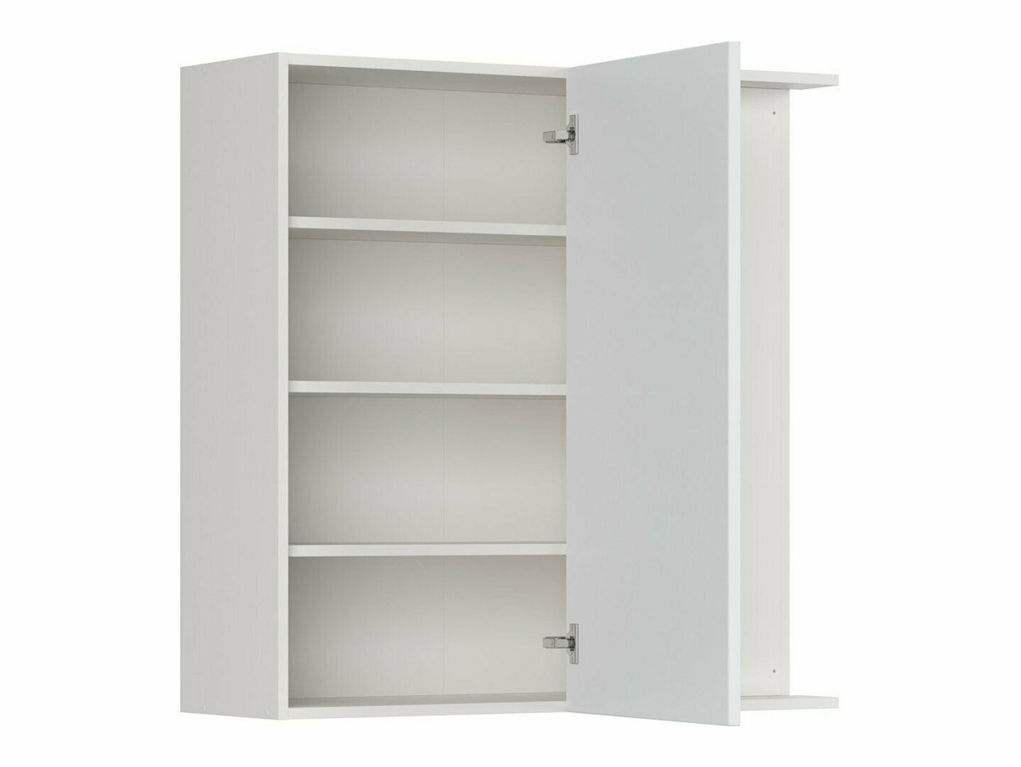 Modularna kotna stenska omarica Top White 158