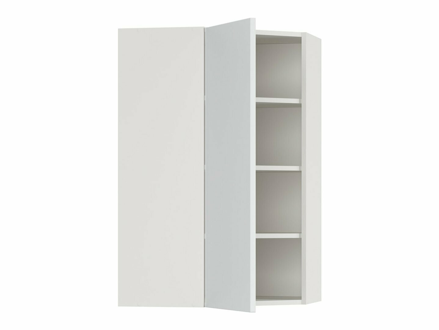 Modularna kotna stenska omarica Top White 161