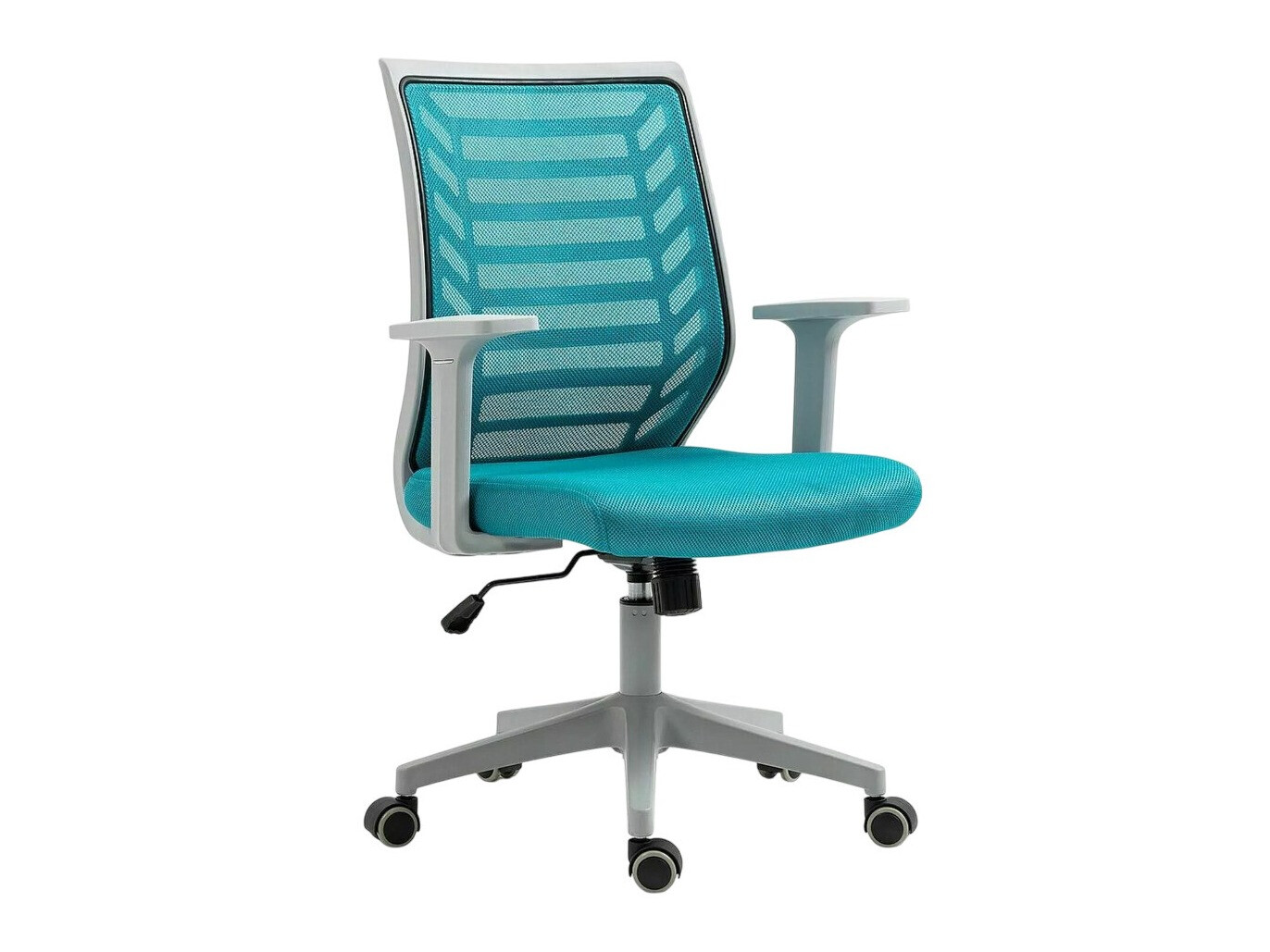 Pisarniški stol Detroit 694 (Siva + Turkizna)