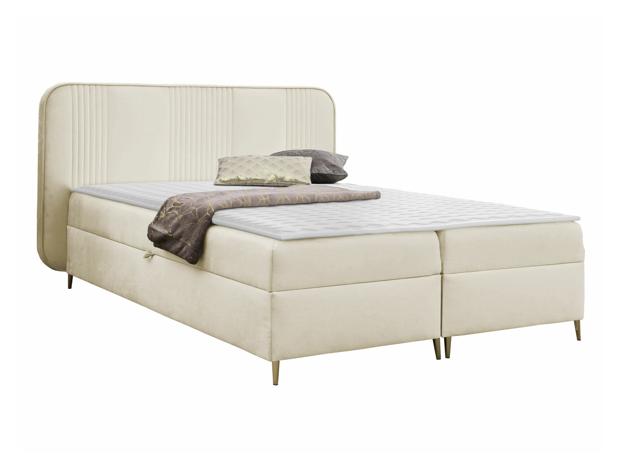Boxspring postelja Baltimore 196 (Magic Velvet 2256)