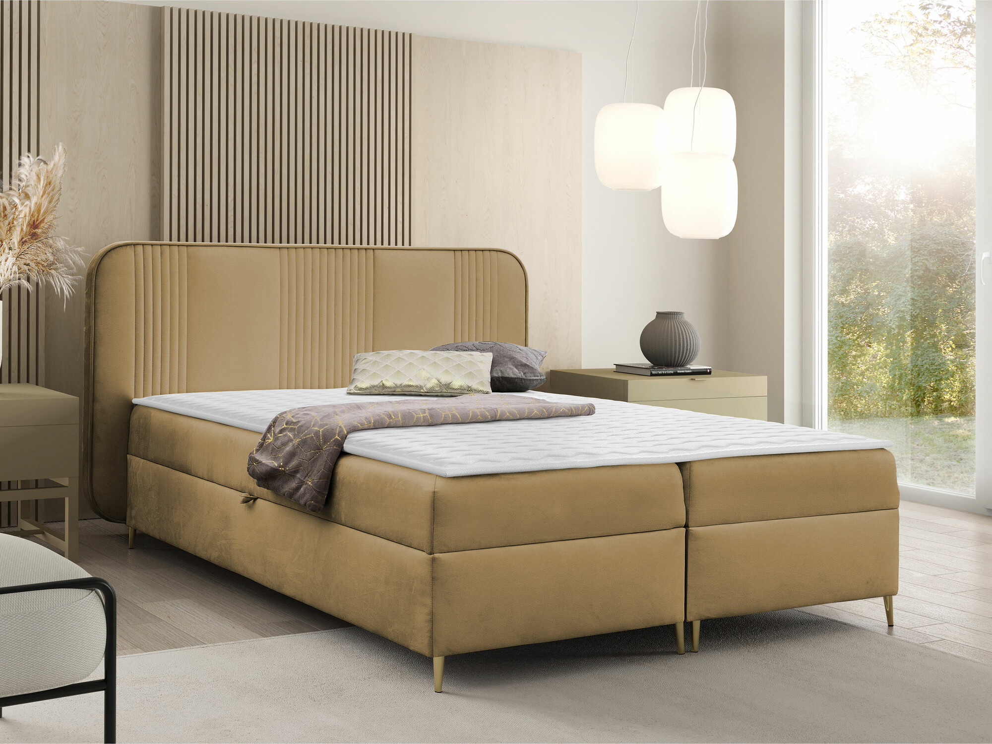 Boxspring postelja Sonus (Magic Velvet 2206)