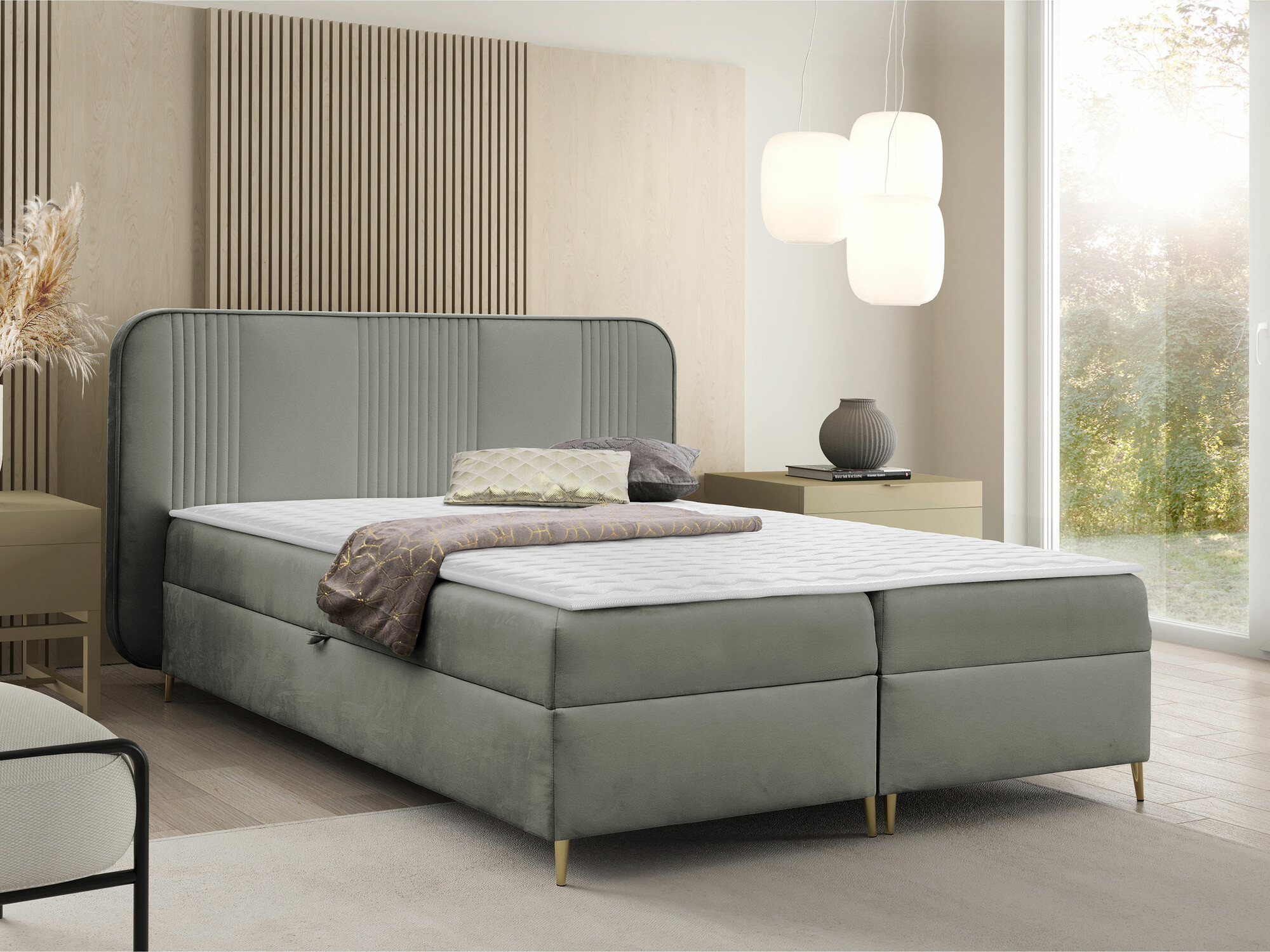 Boxspring postelja Sonus (Magic Velvet 2217)