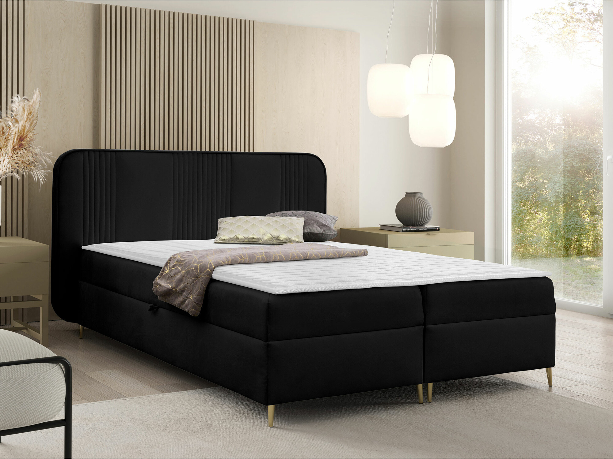 Boxspring postelja Sonus (Magic Velvet 2219)