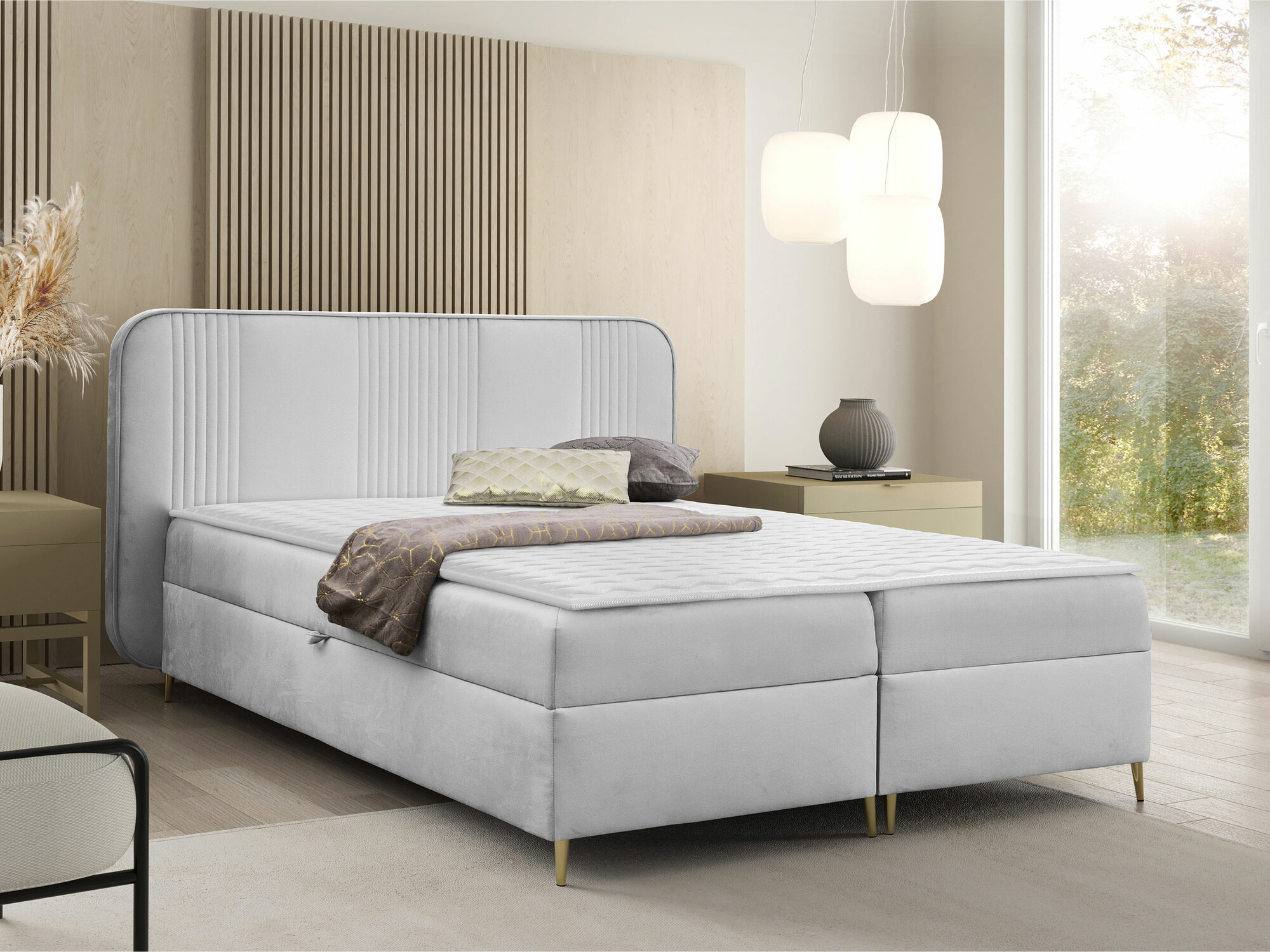 Boxspring postelja Sonus (Magic Velvet 2239)
